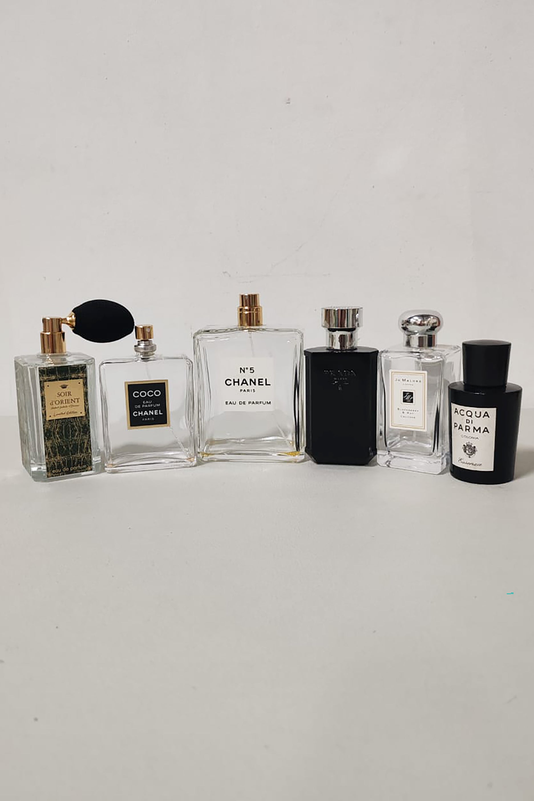 Luxury Perfume Bottles For Styling (6 pieces)