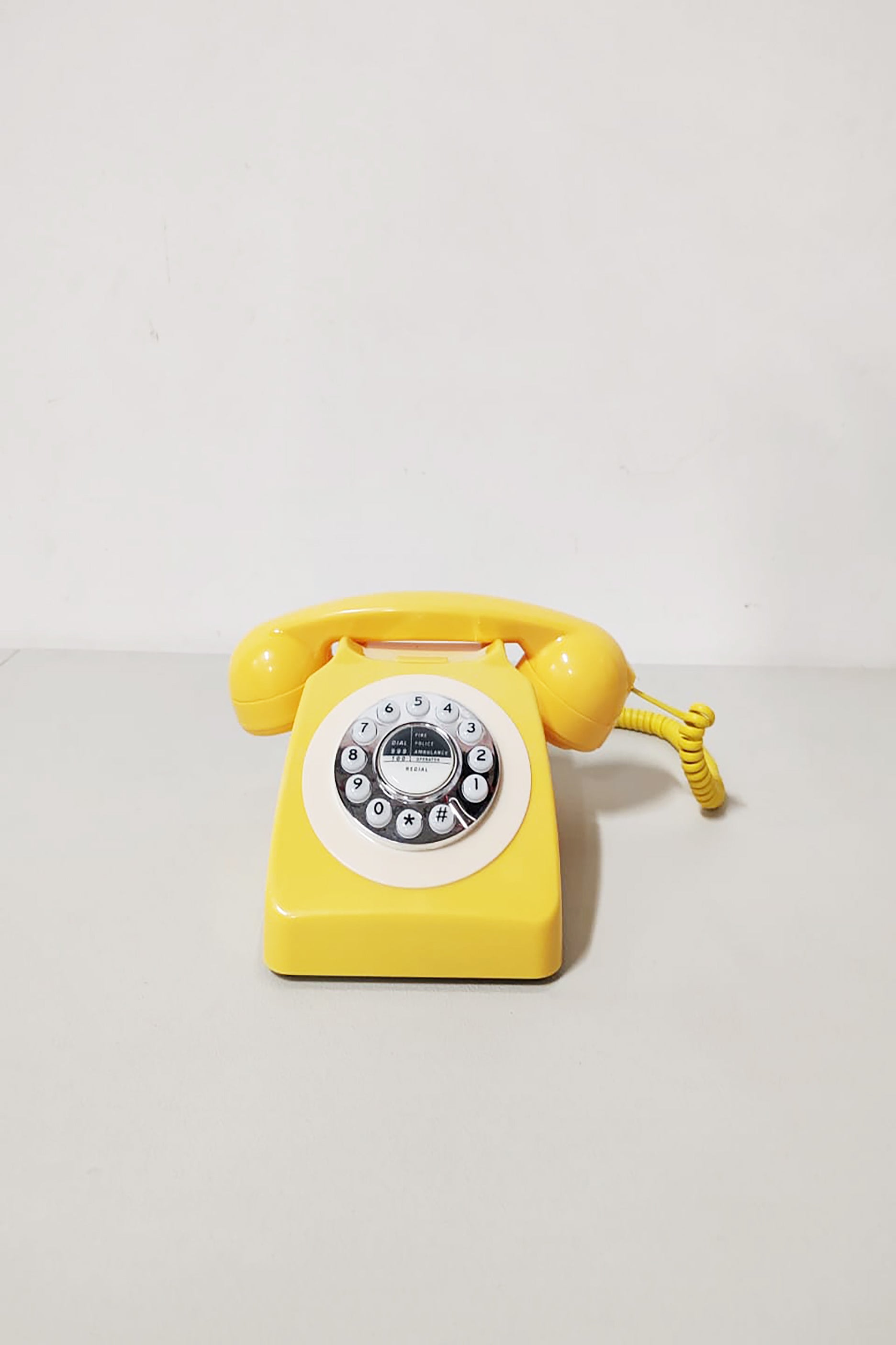 Vintage Yellow Telephone