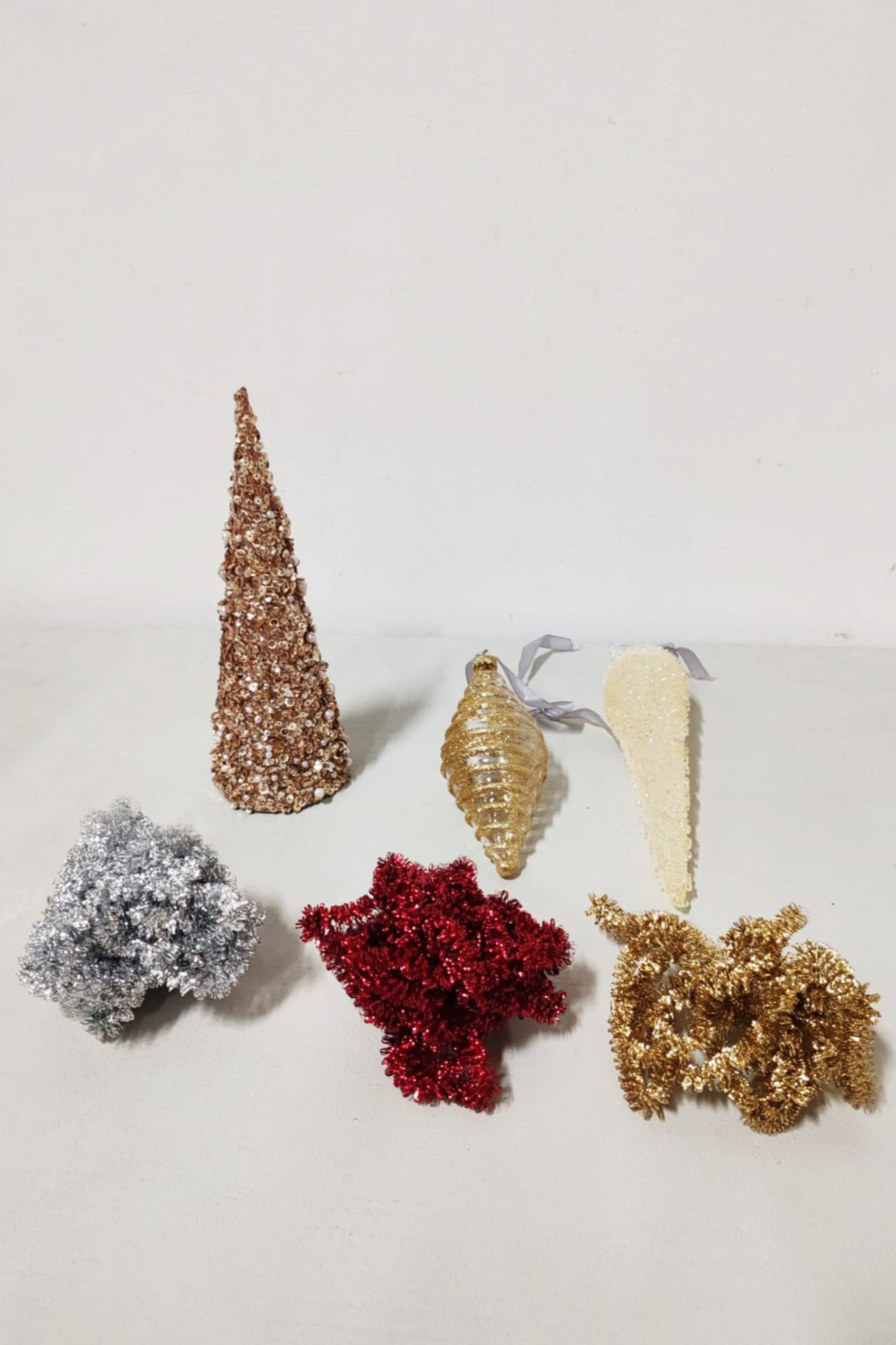 Mix Glittered Christmas Decor