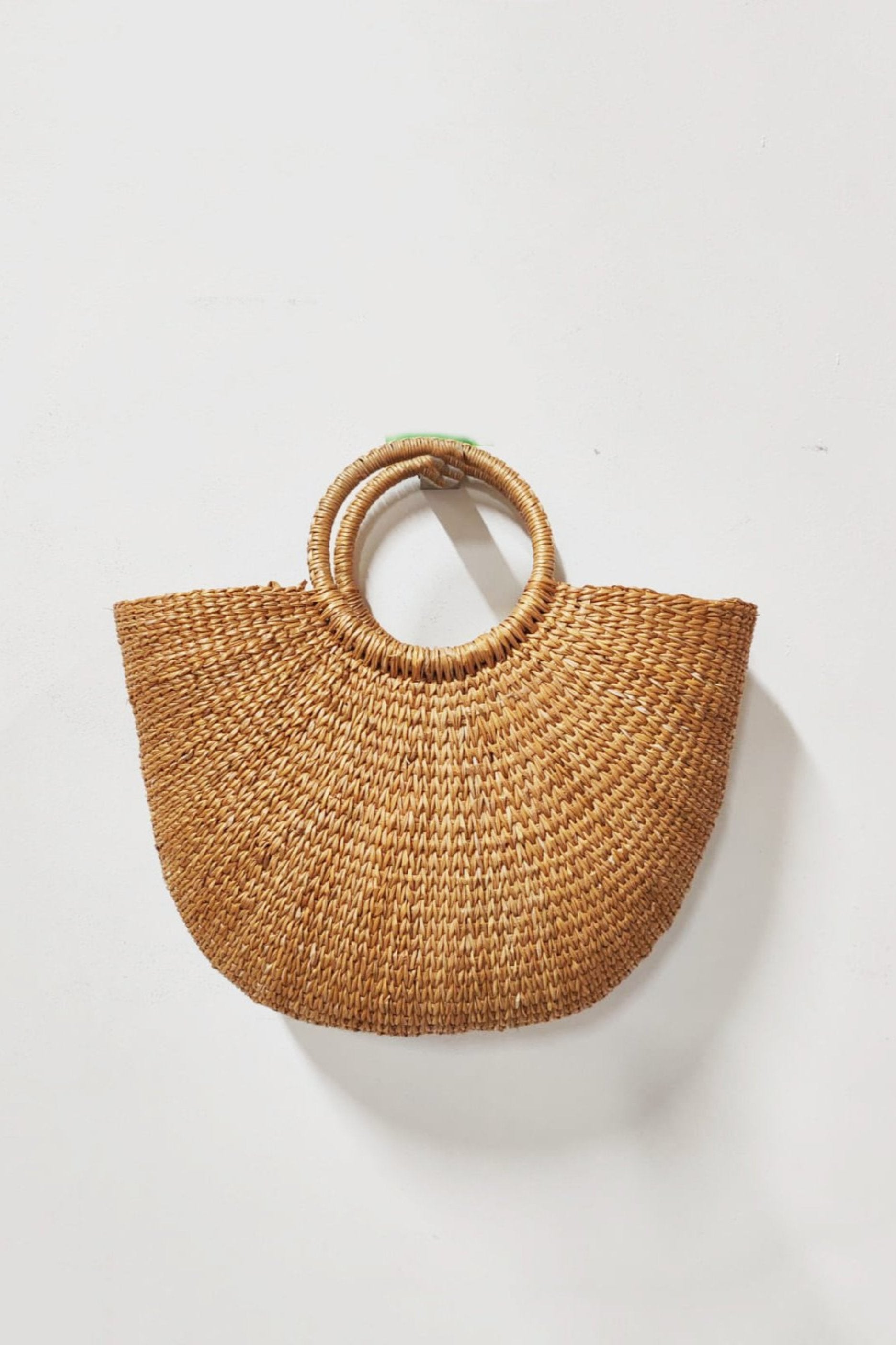 Braided Design Straw Bag