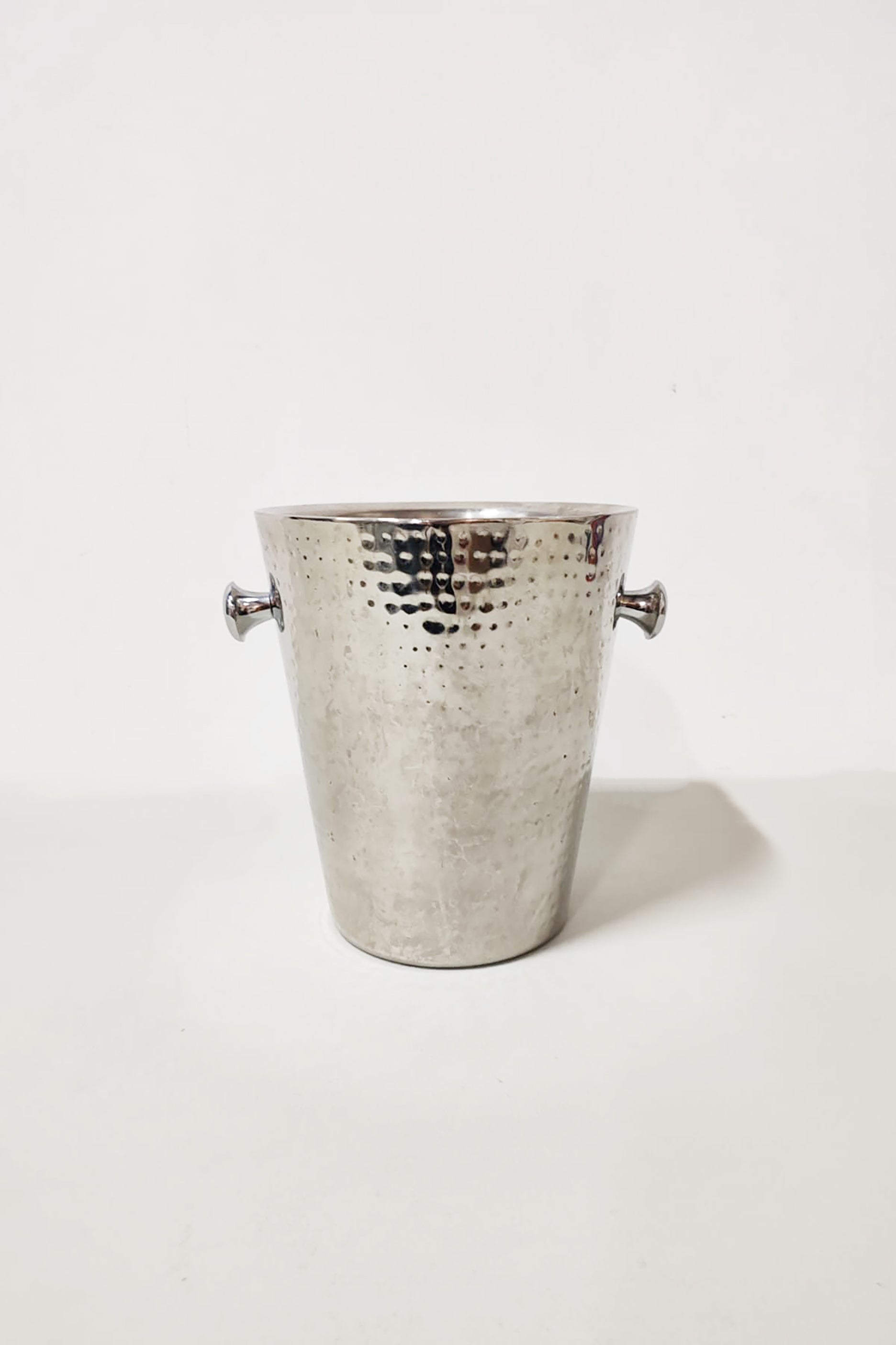 Hammered Stainless Steel Ice Bucket Beverage Tub