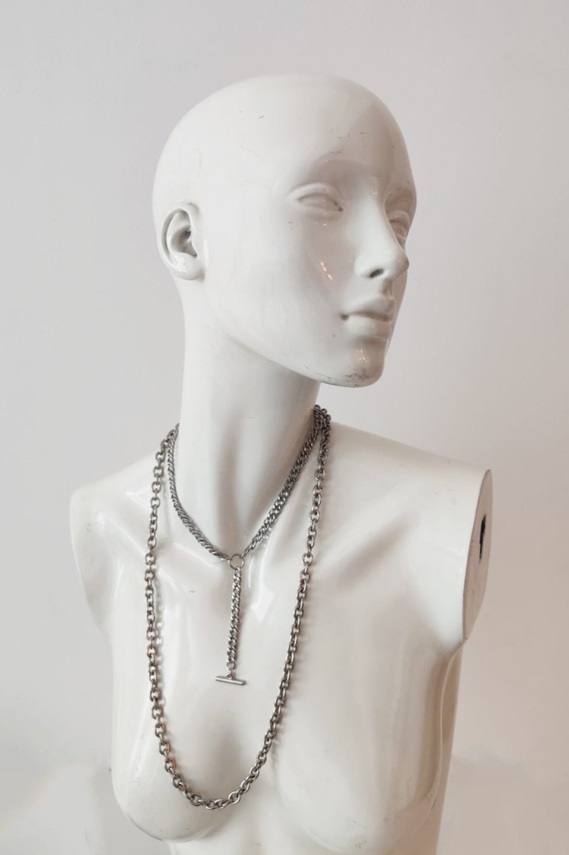 Silver Chain Link Necklace