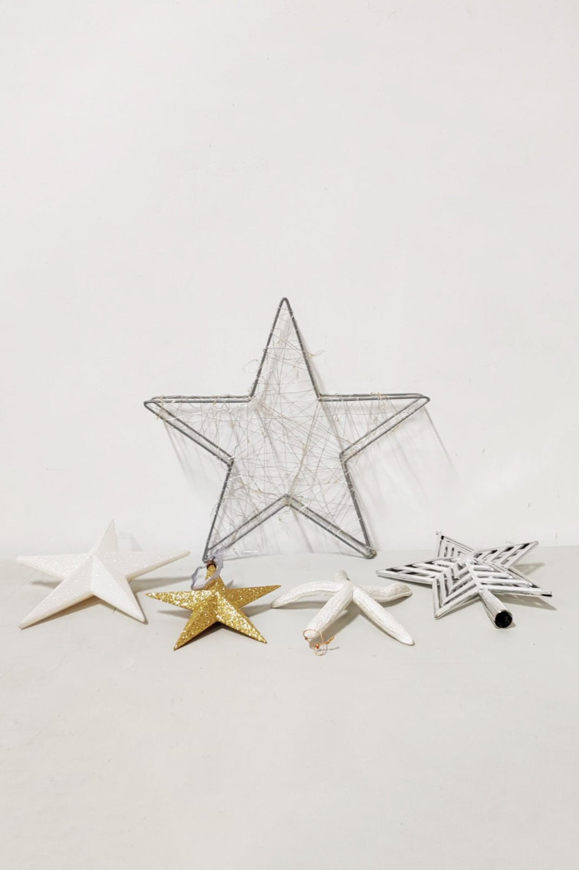 Christmas Star Decoration as Set