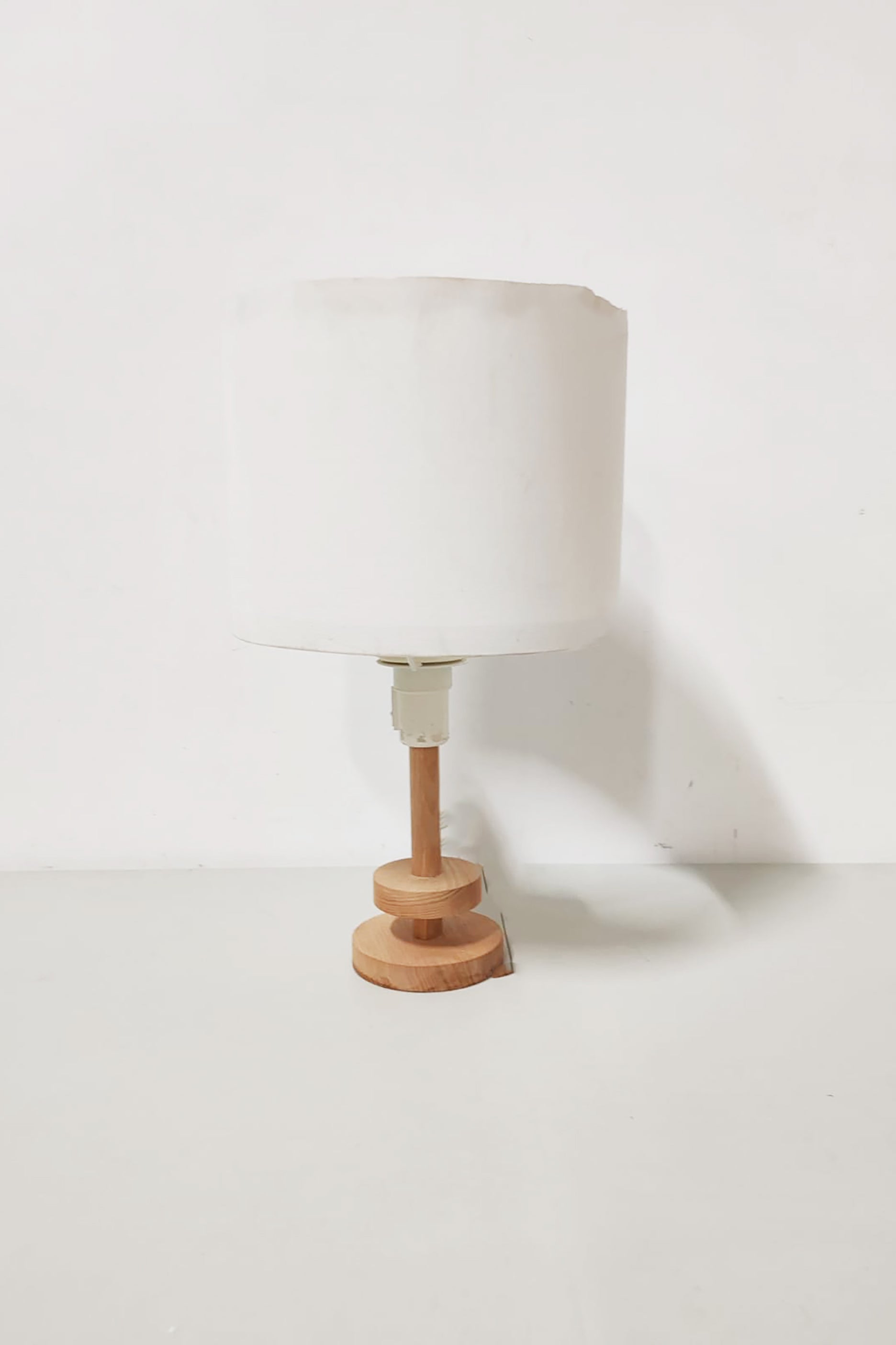 Vintage Danish Teak Table Lamp