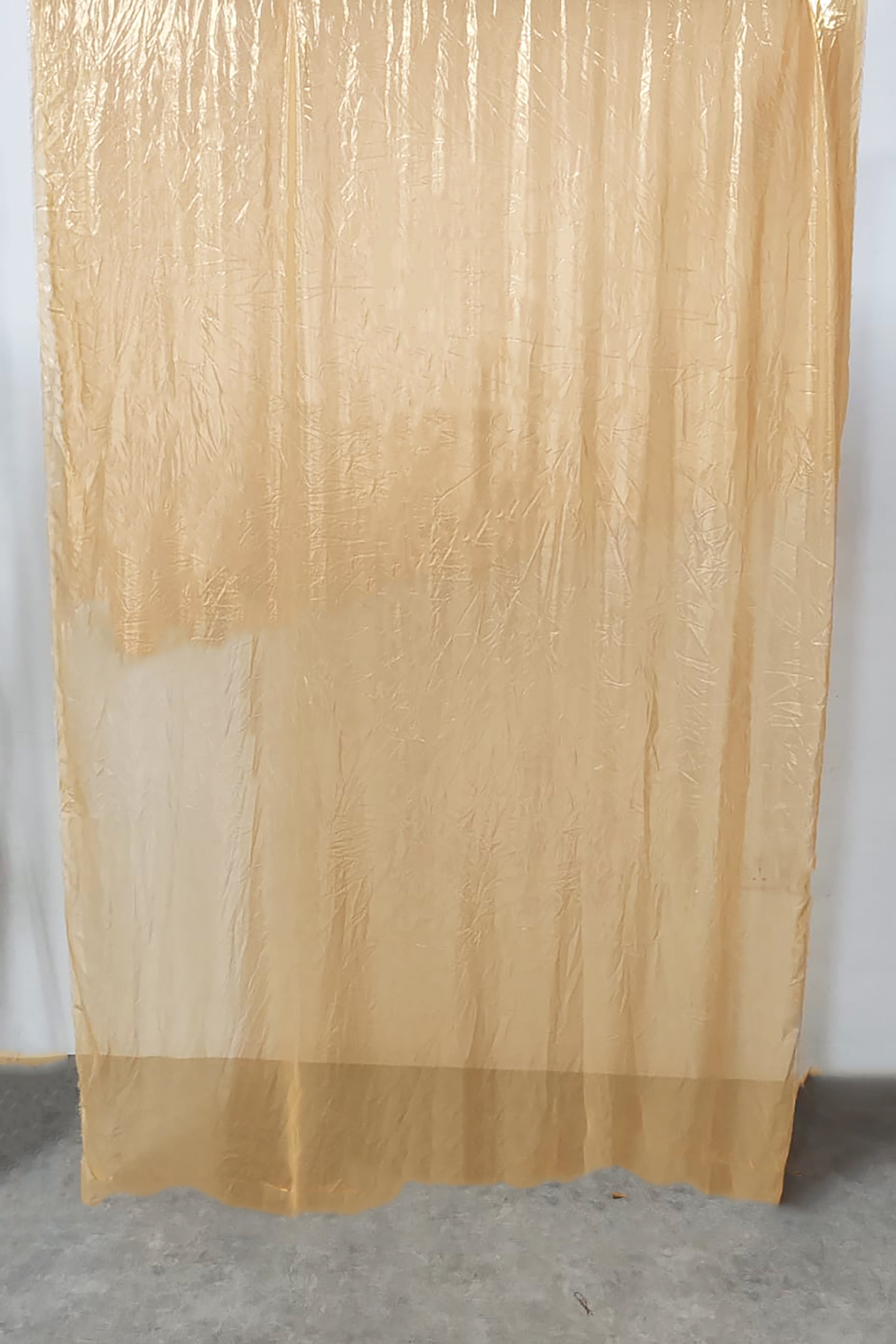 Soft Gold Sheer Backdrops Set