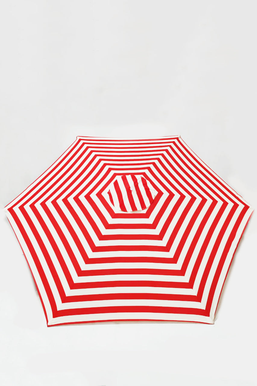 Red Patio Beach Umbrella