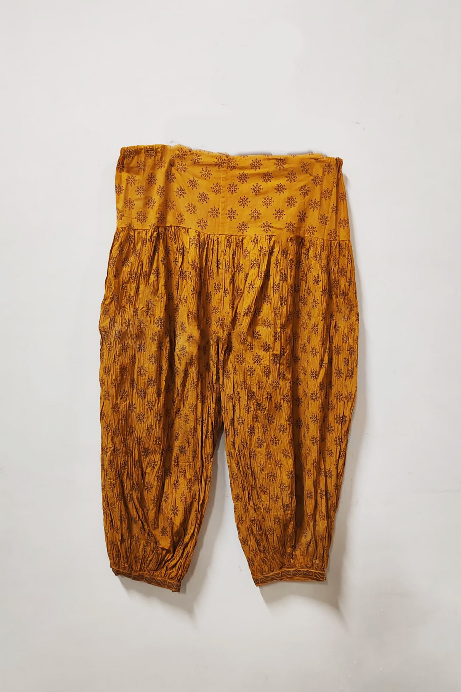 Mustard Color Flower Design Panjama