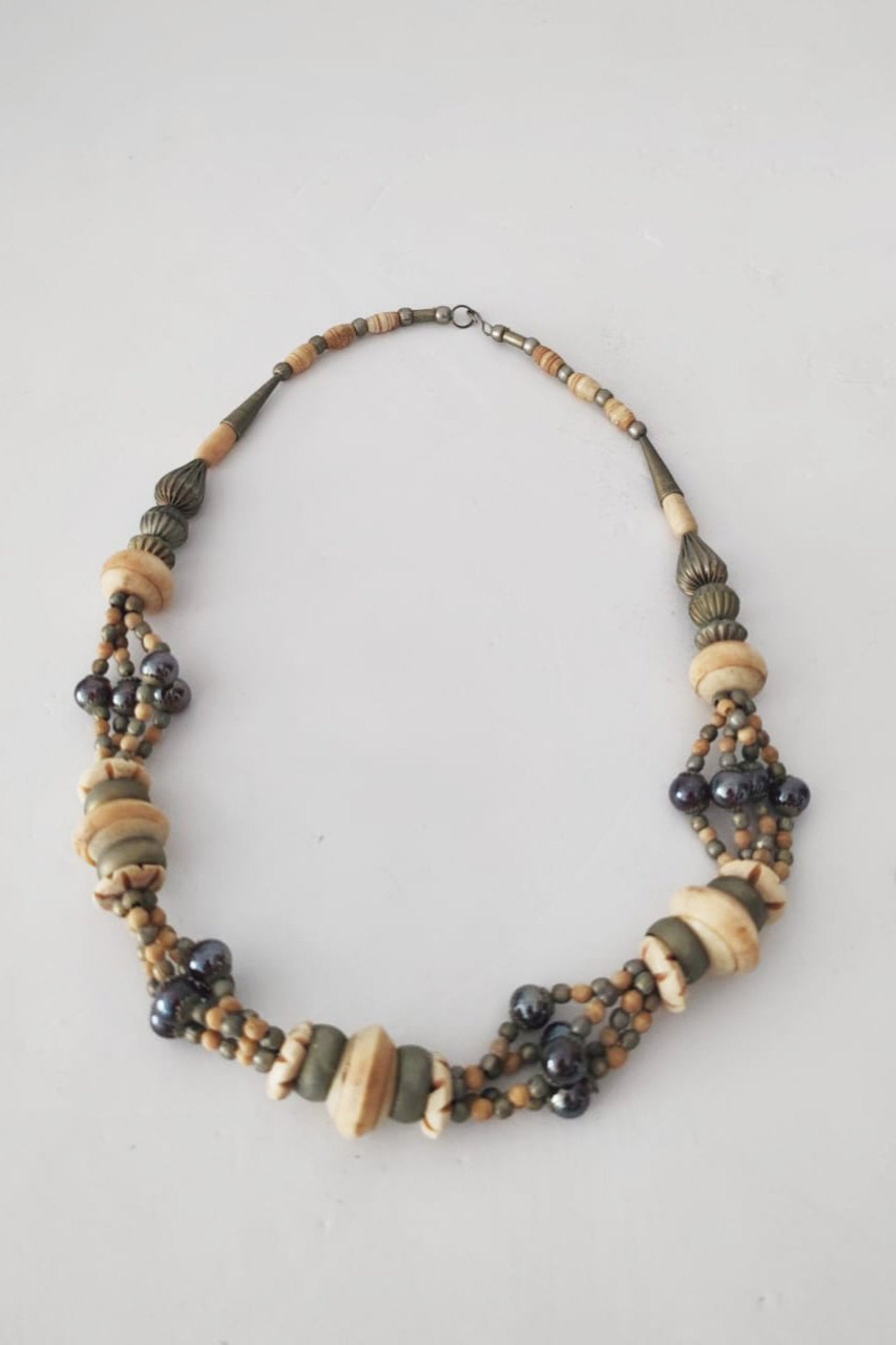 Wooden Bead Necklace