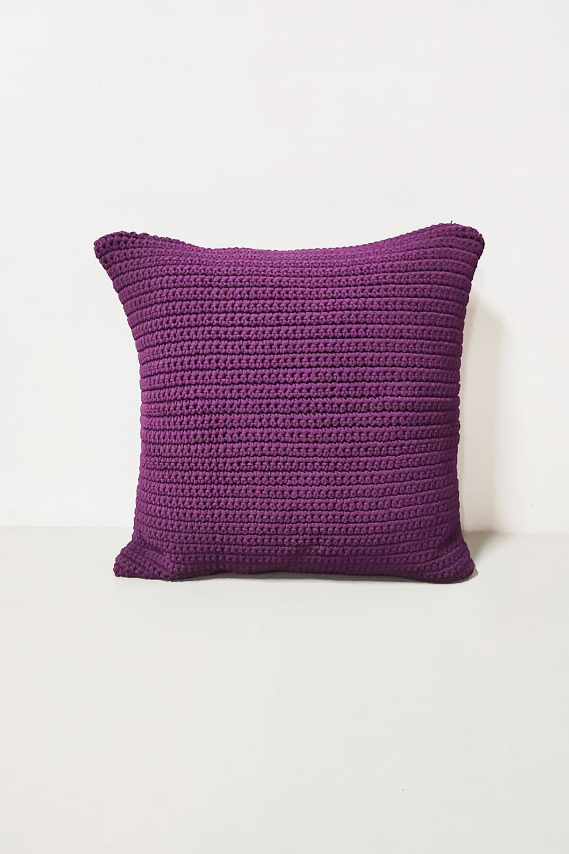 Purple Textured Cushion (45x45cm)