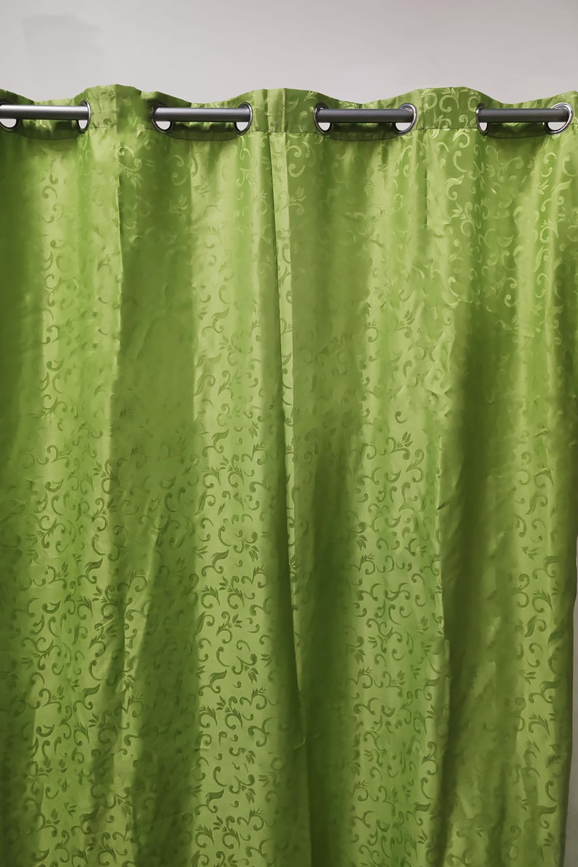 Royal Green Designed Curtains