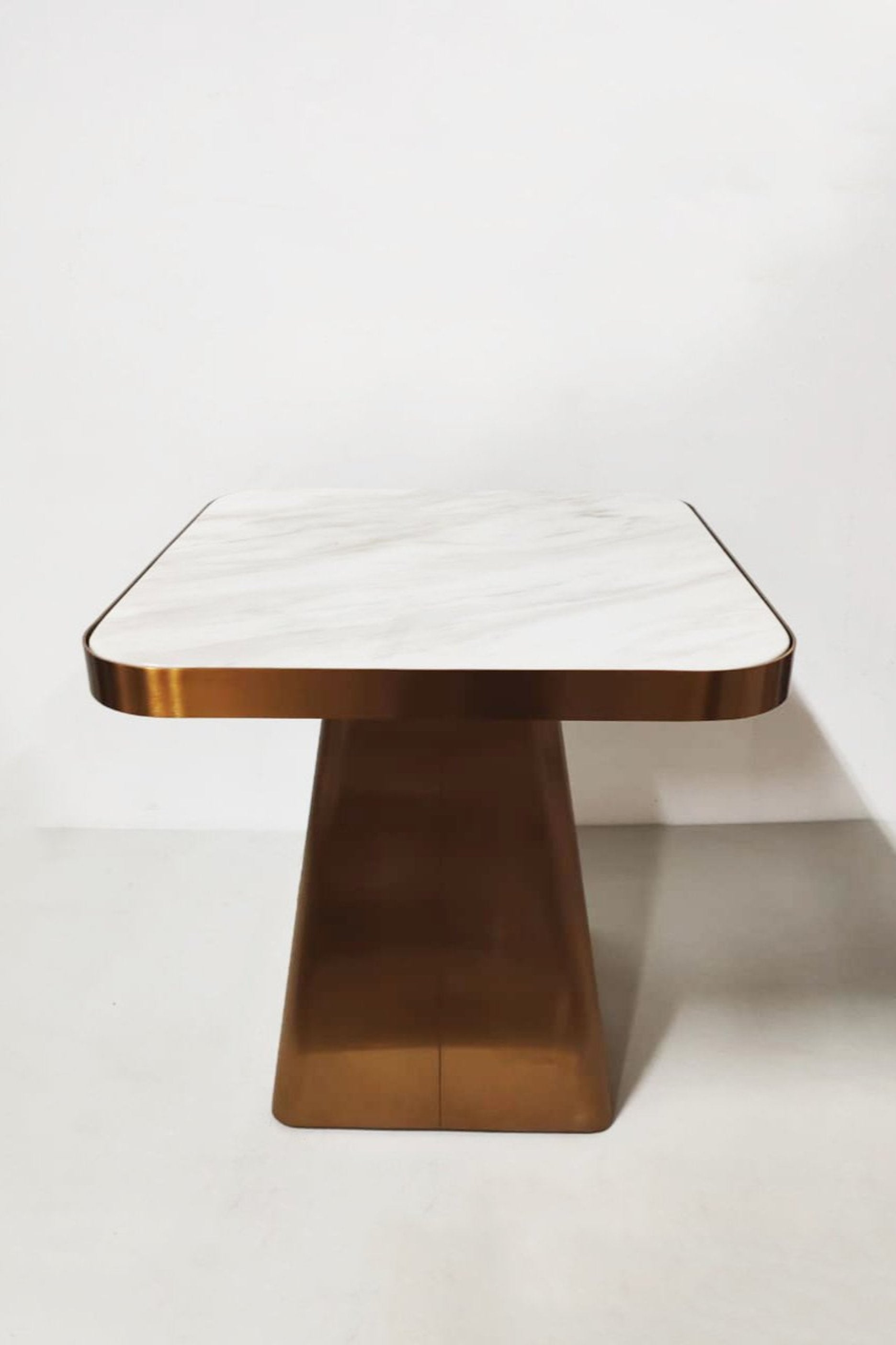 Gold And Marble Side Table 55x55