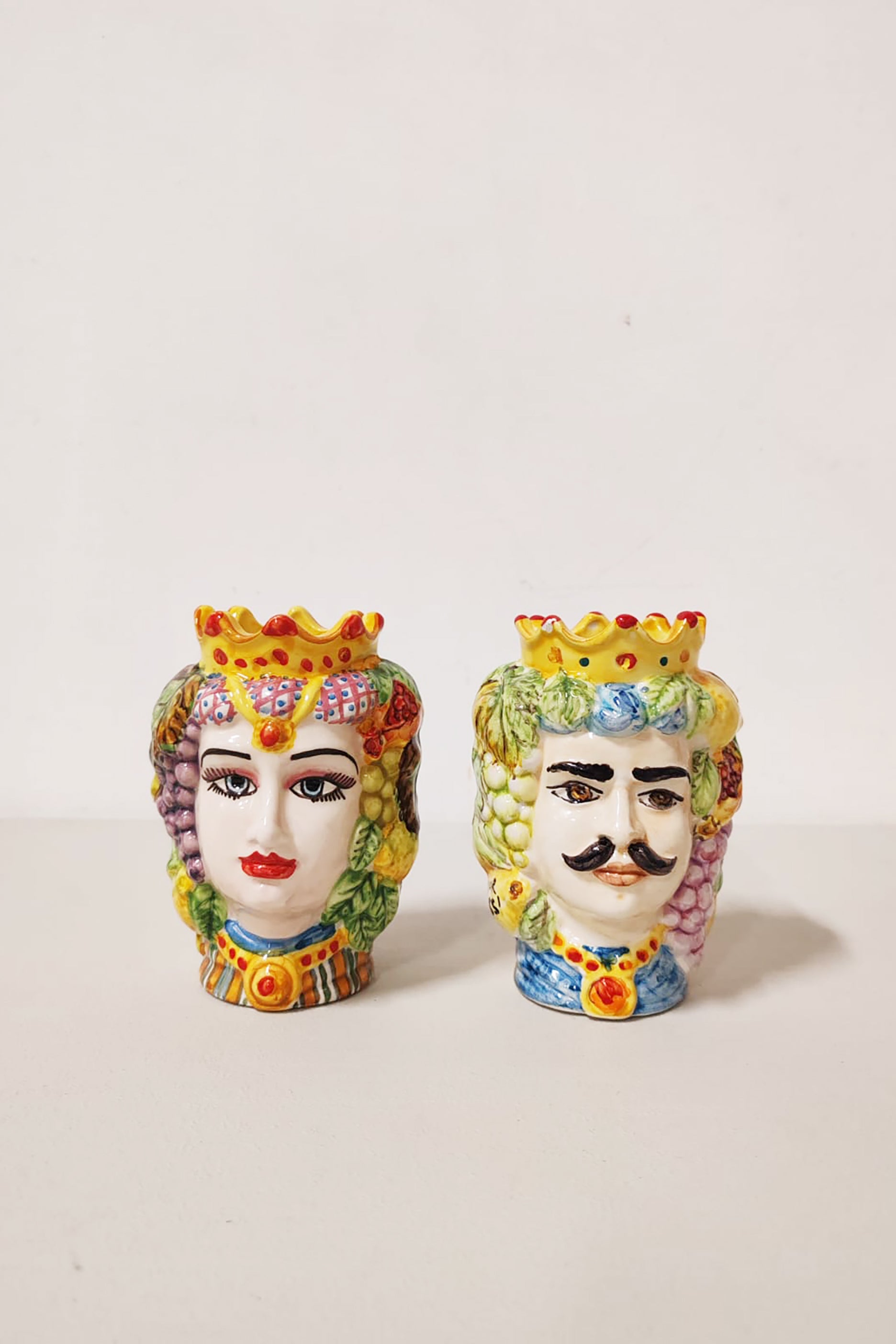 Ceramic Moorish Head Decor Set