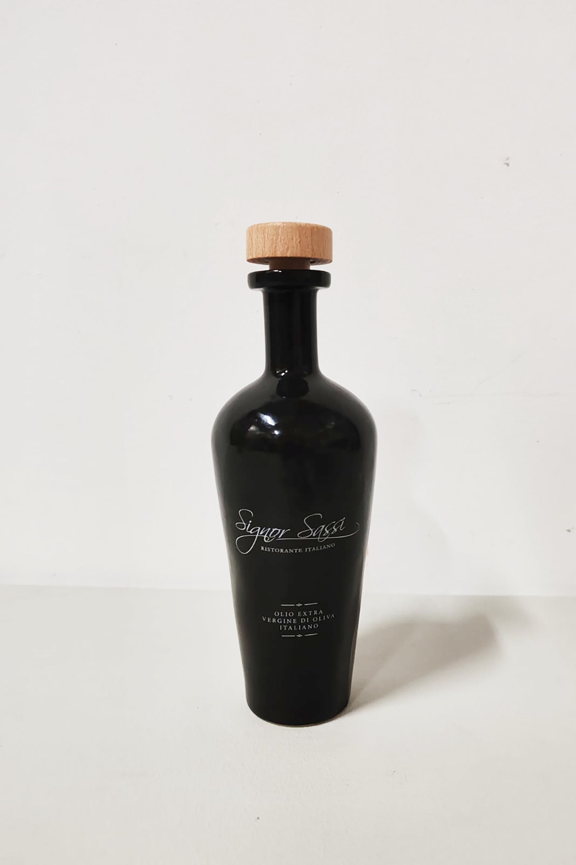 Black Glass Bottle