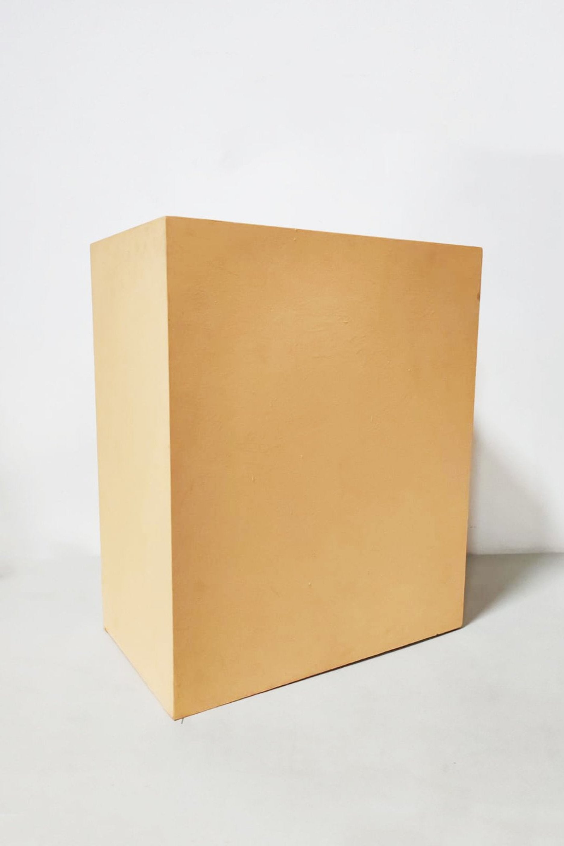 Light Orange Box Plinth (30x50x60cm)