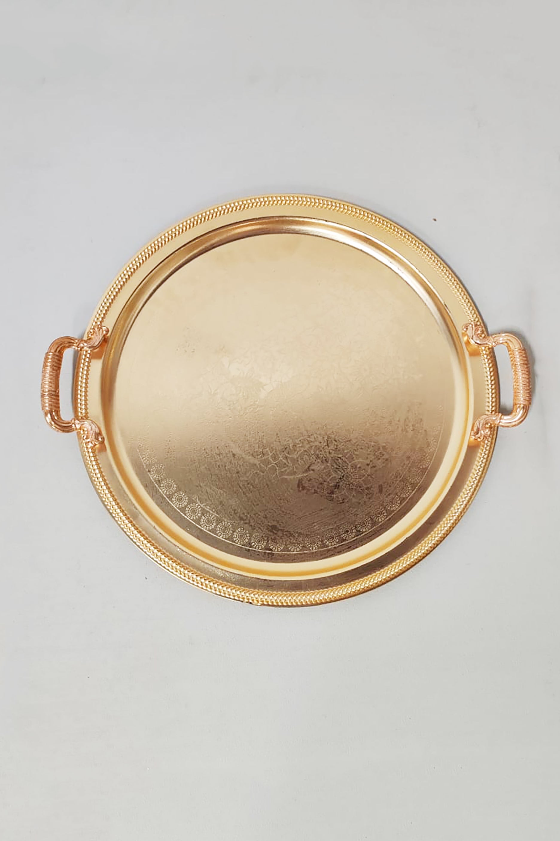 Gold Hammered Serving Tray