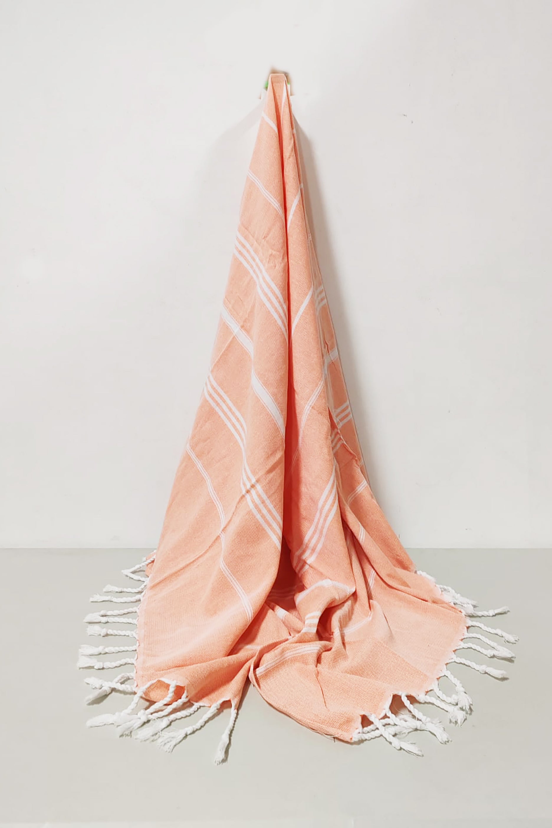 Light Orange Pattern Hammam Throw Blanket