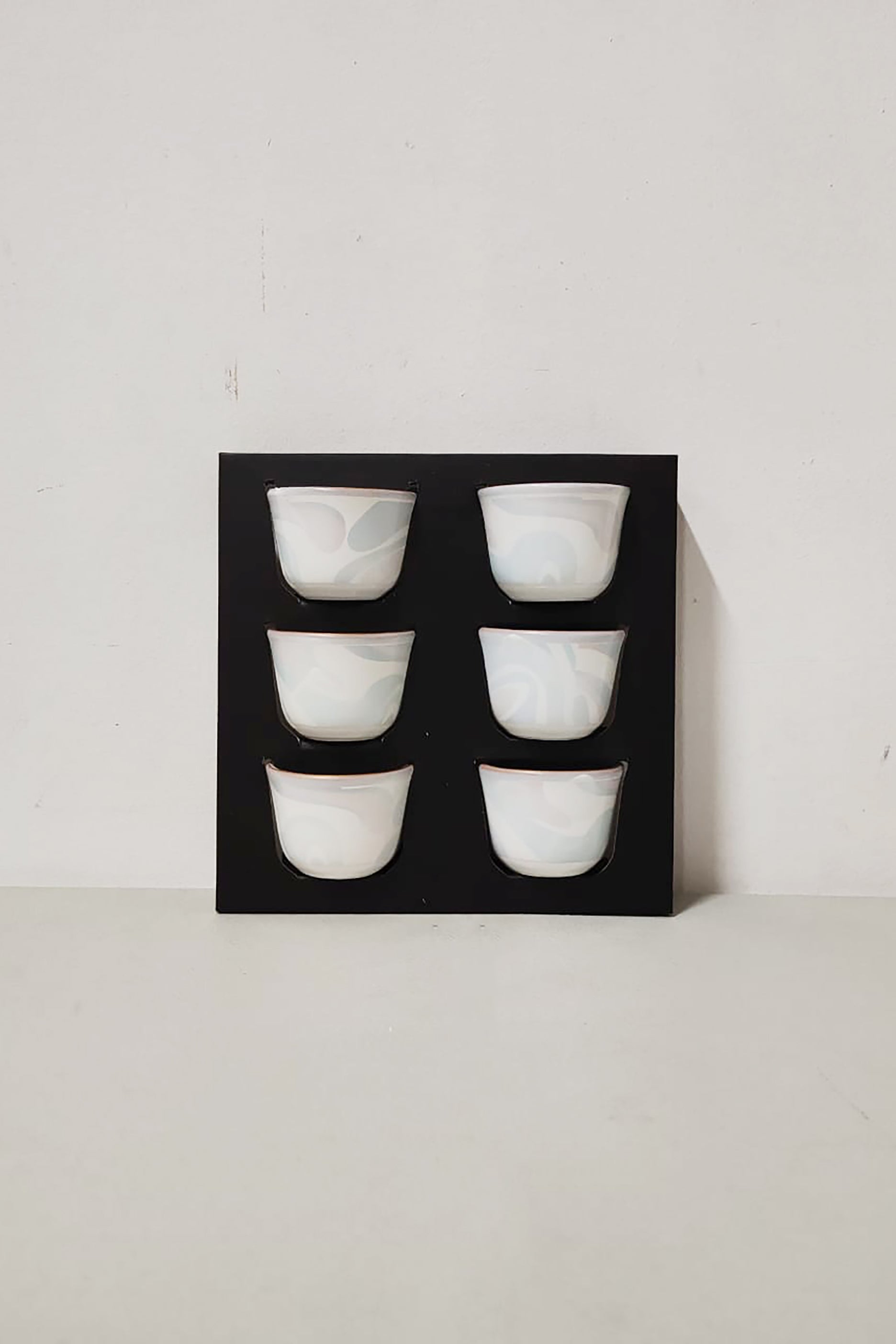 Ceramic Qahwa Cup Set - 6 Pcs