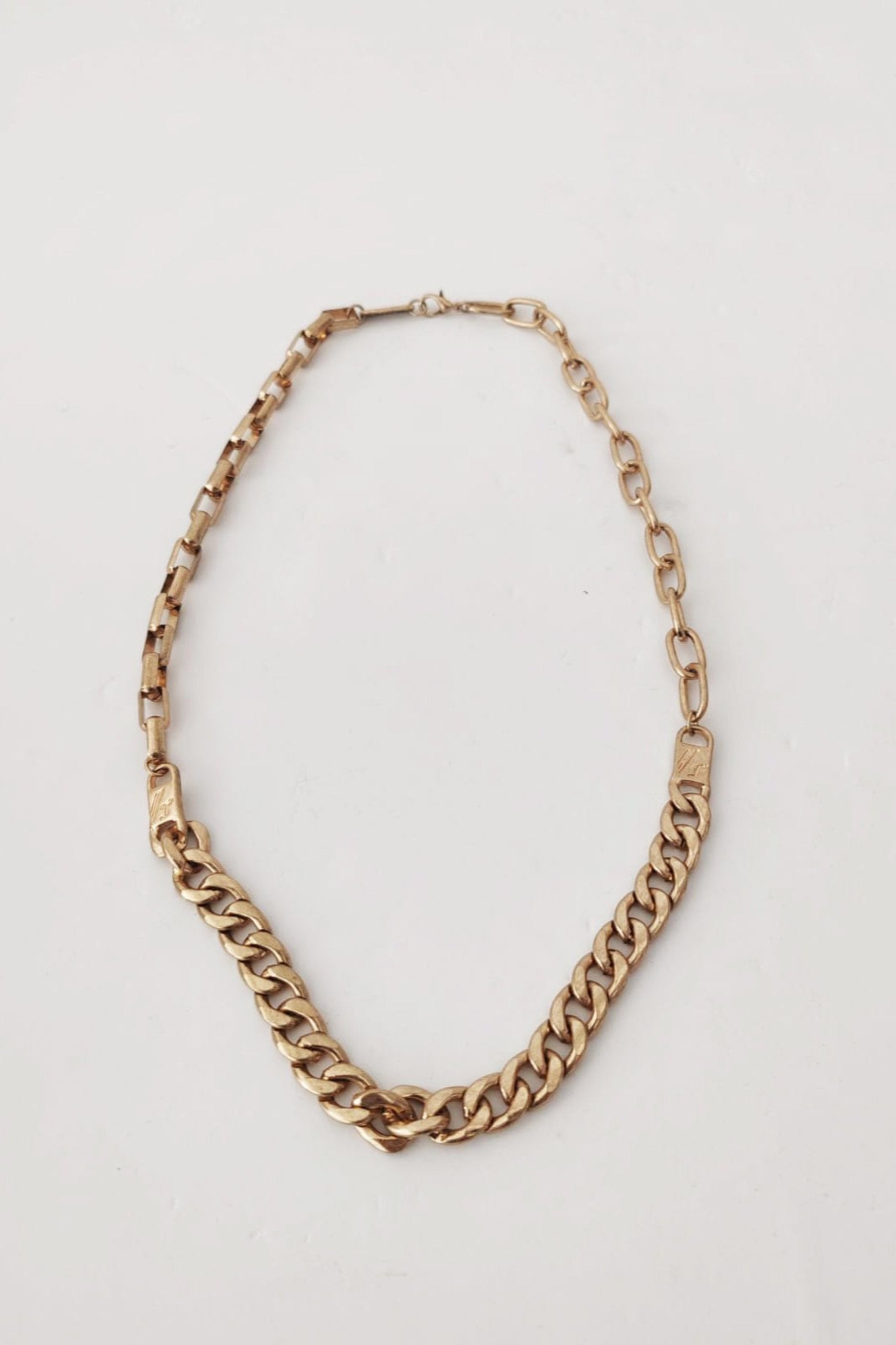 Gold Chain Link Necklace