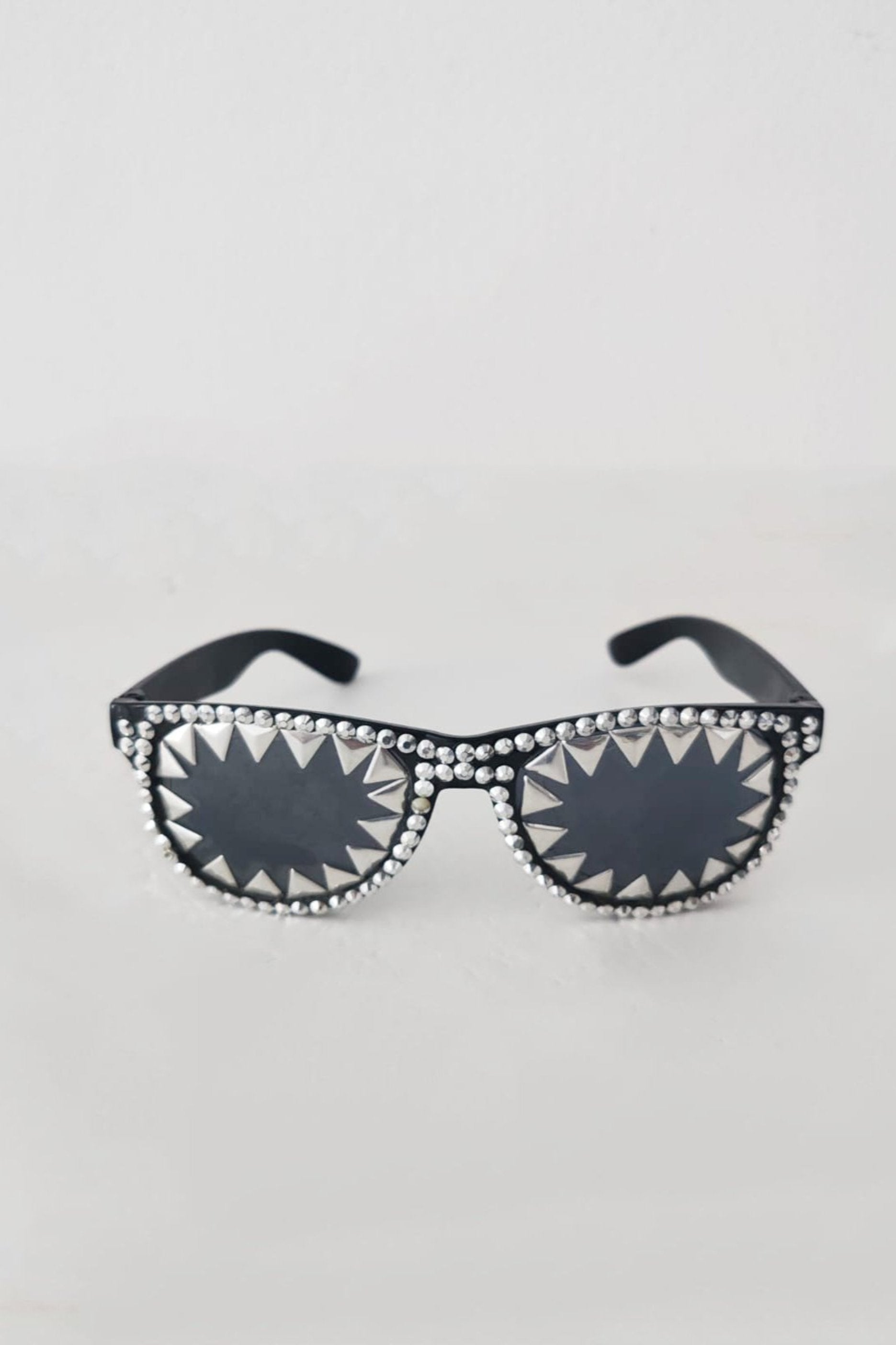 Spiked and Rhinestone Sunglasses