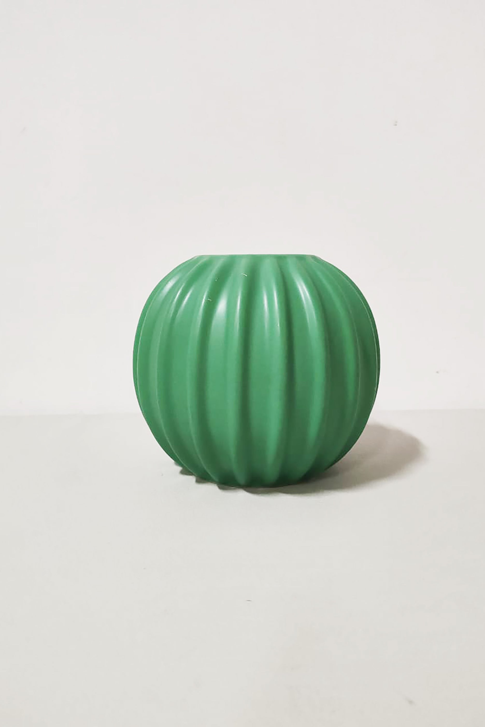 Green Round Ceramic Vase