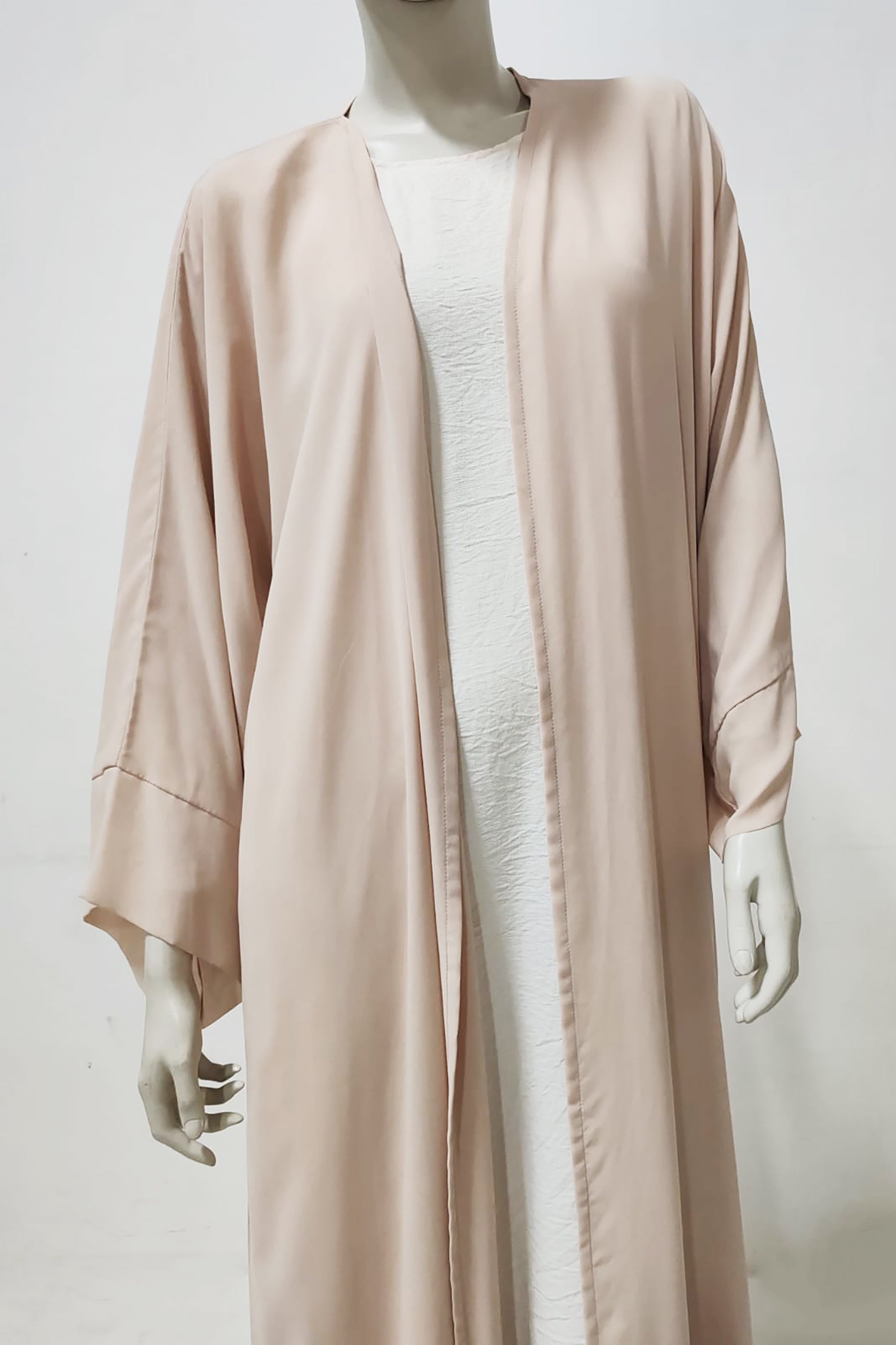 Beige Linen Abaya