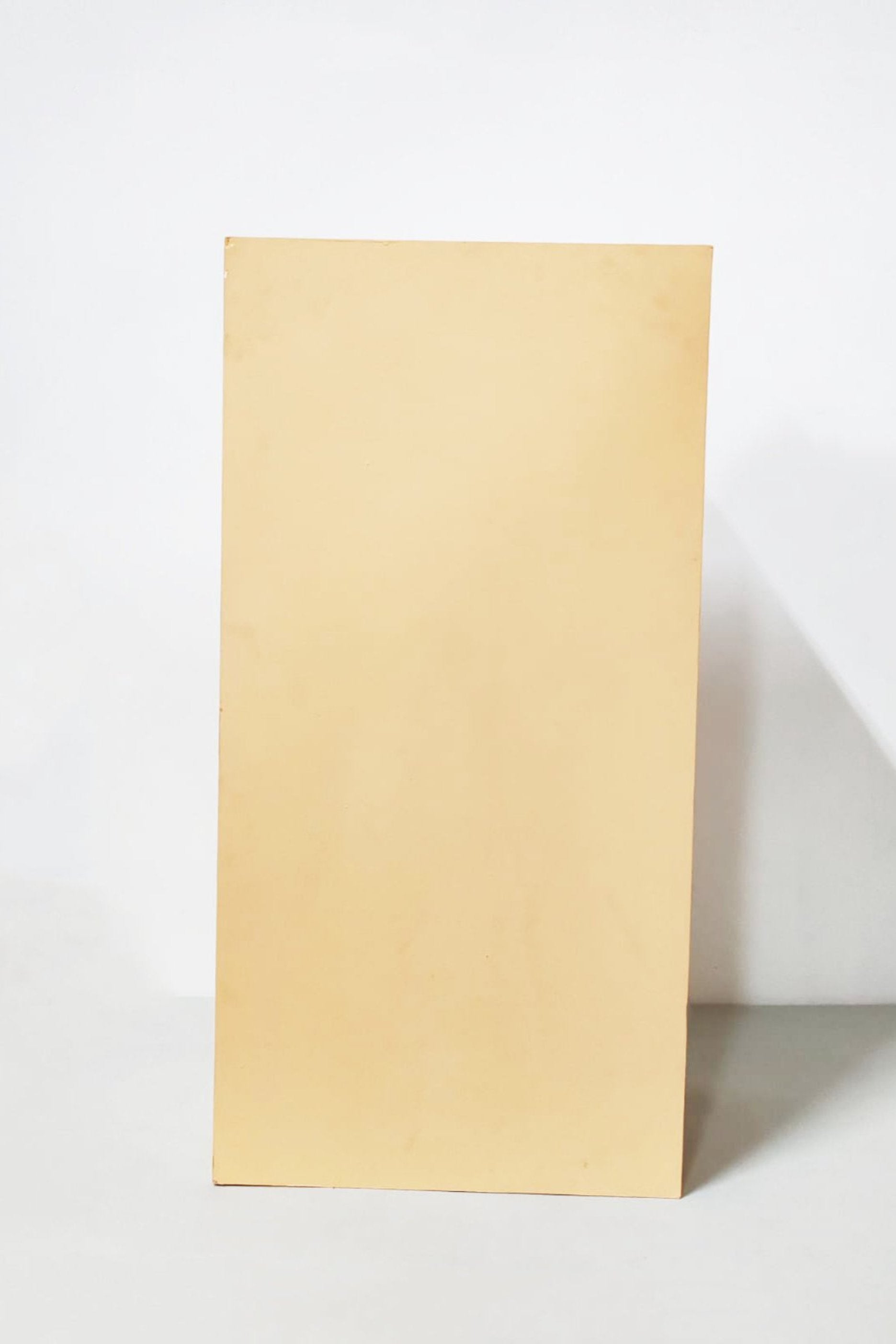 Light Orange Box Plinth (30x50x100cm)