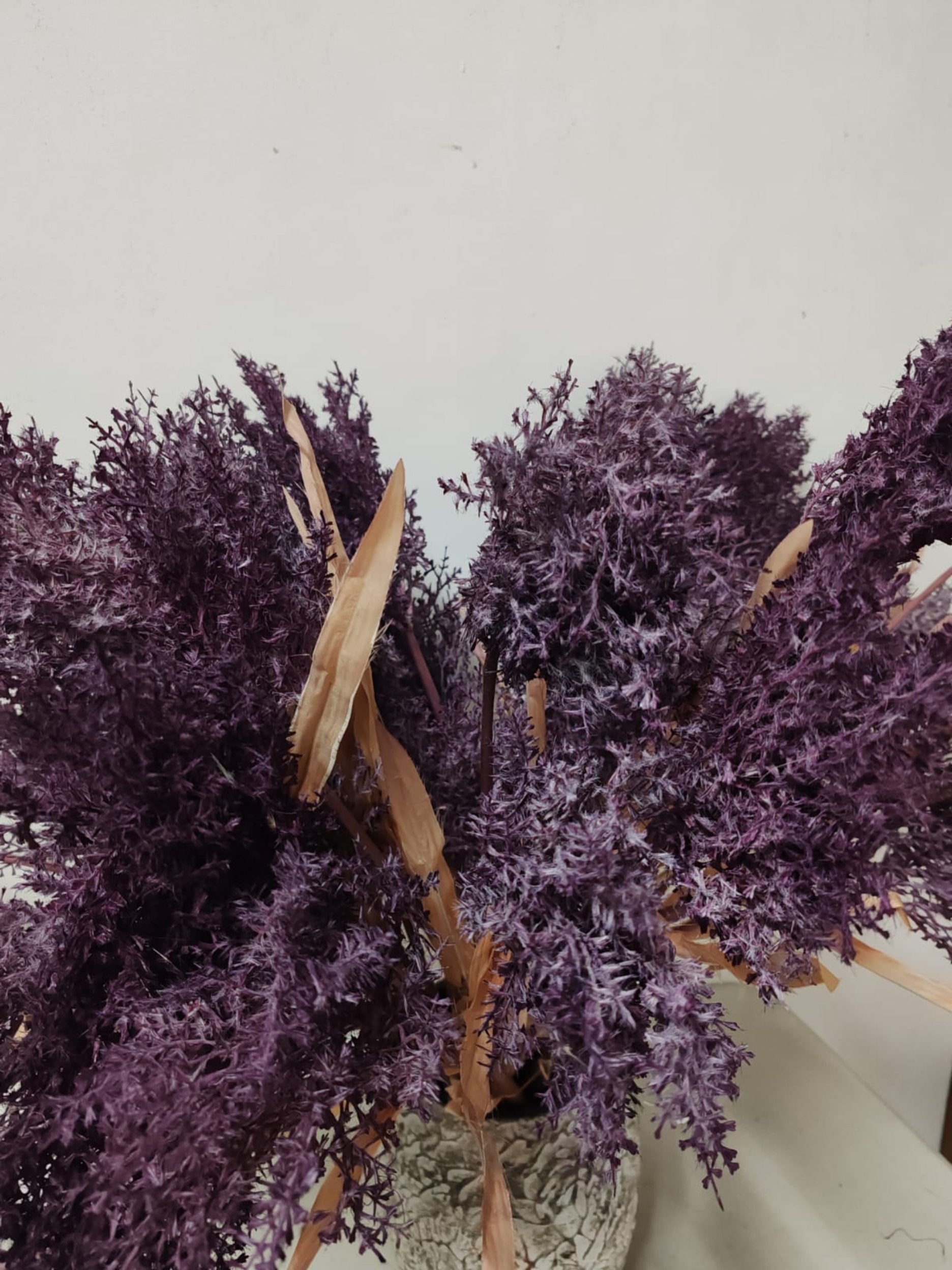 Artificial Dried Violet Flowers