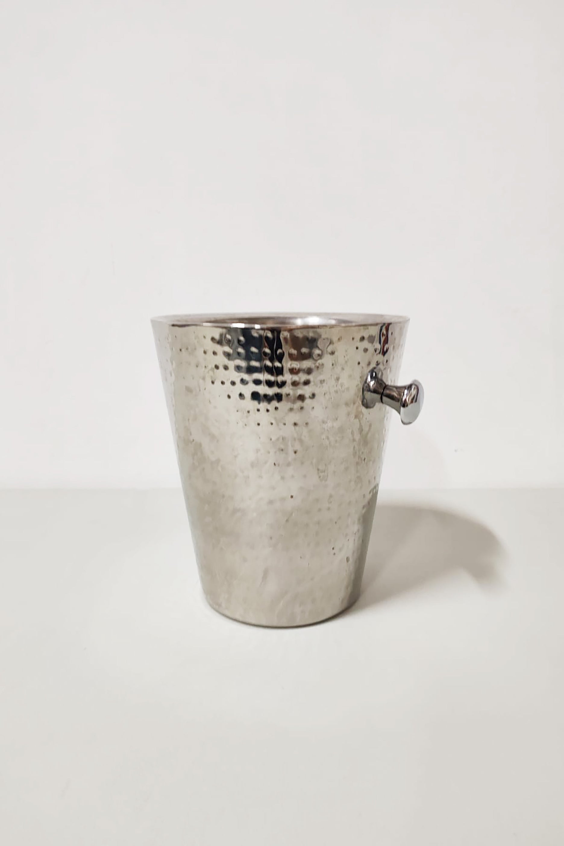 Hammered Stainless Steel Ice Bucket Beverage Tub