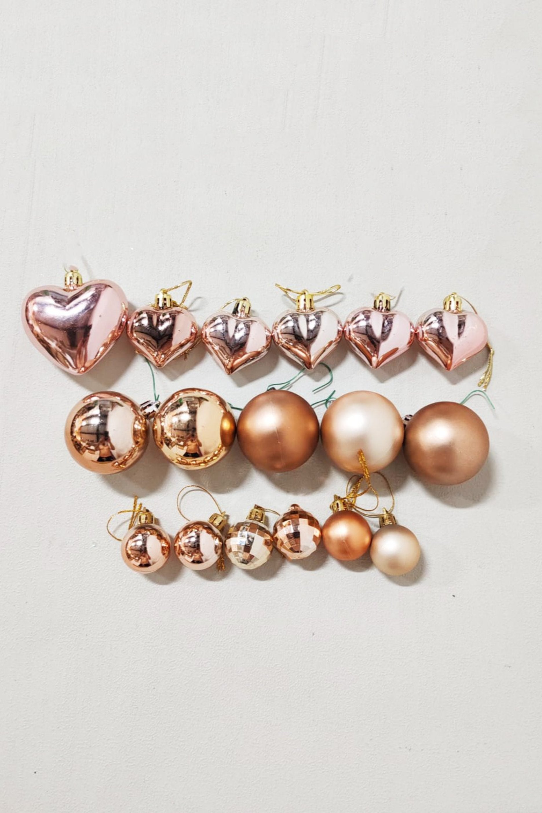 Rose Gold Christmas Ornament