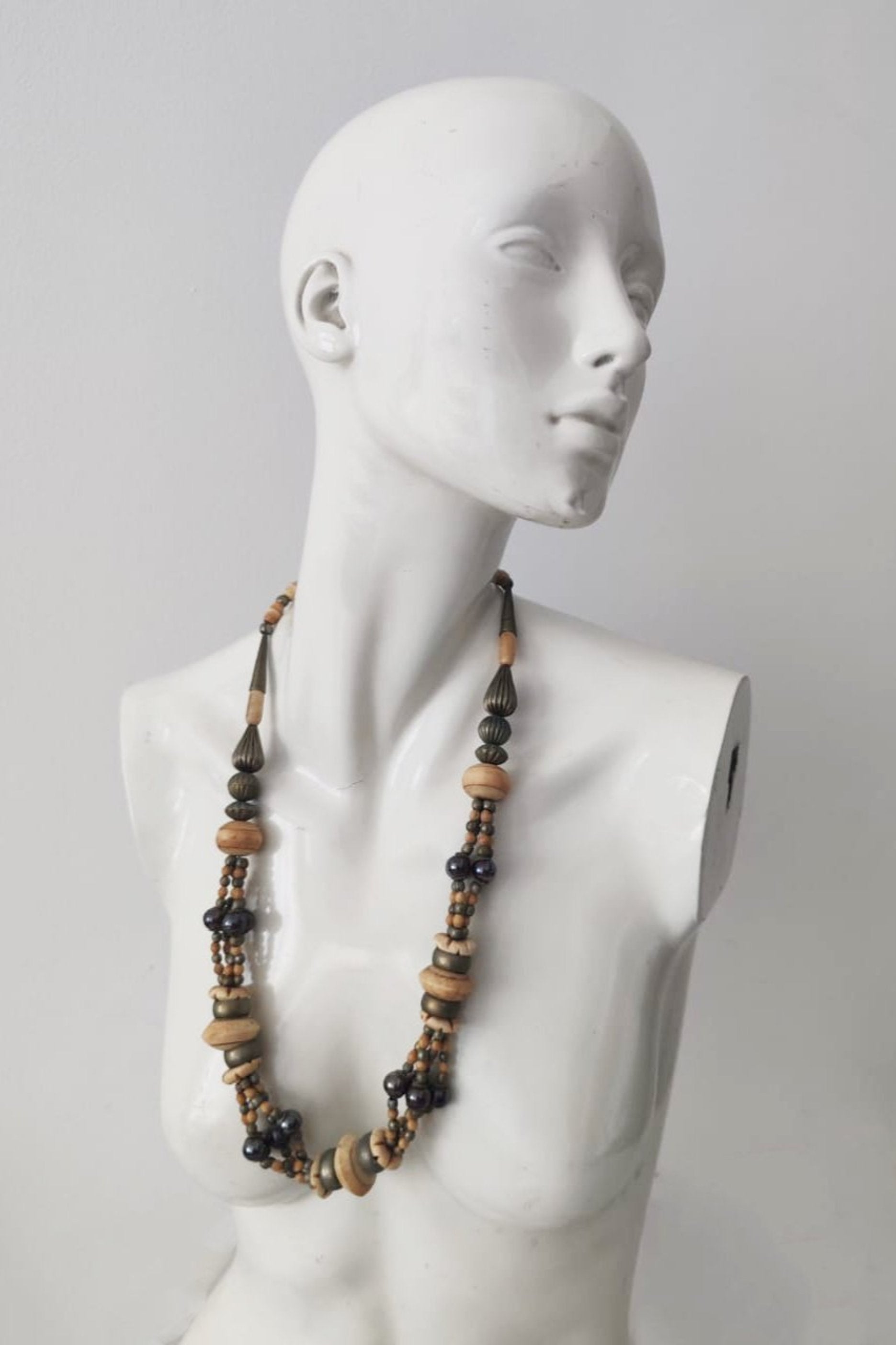 Wooden Bead Necklace