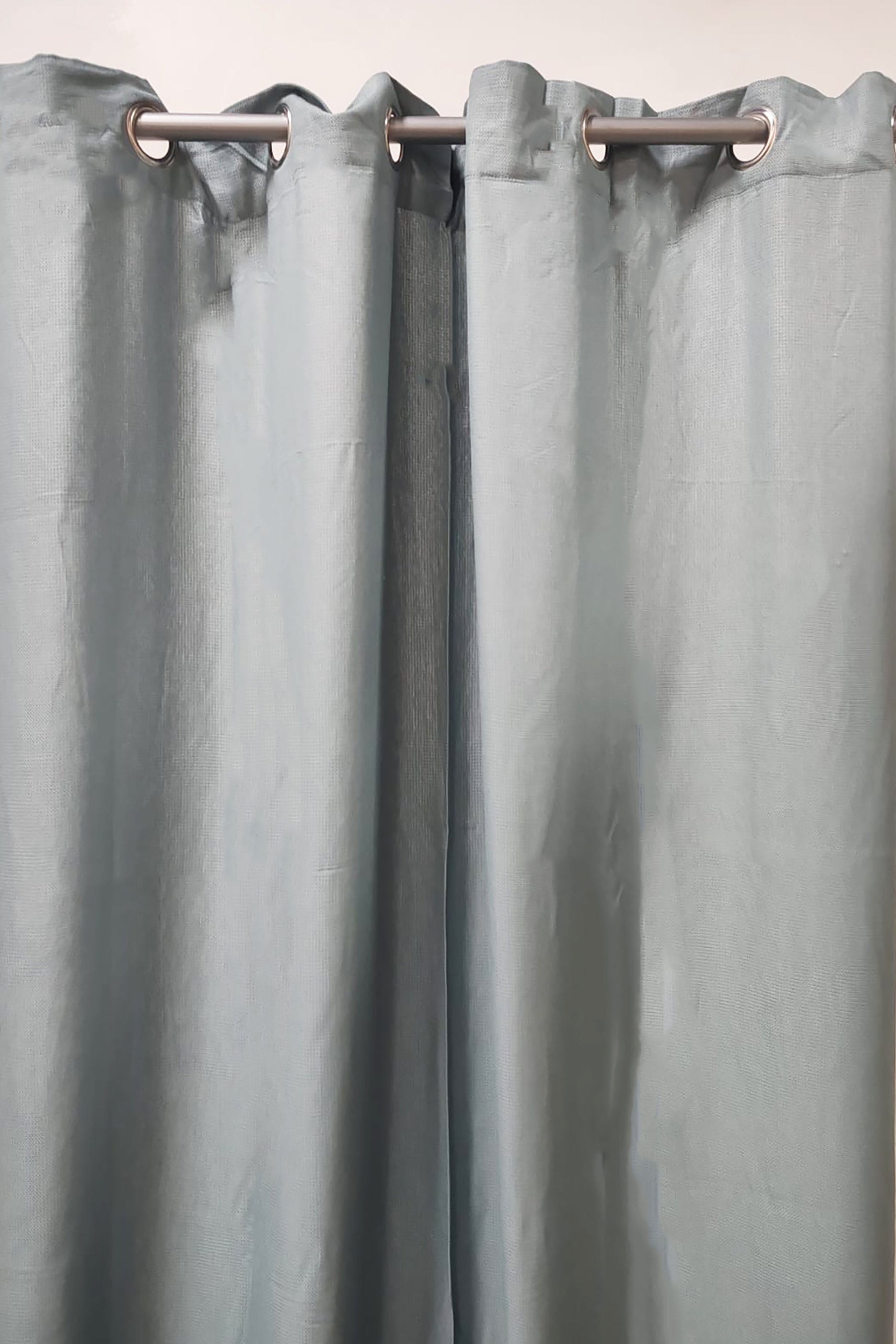 Grey Window Curtains (1 Pair/2 pieces)