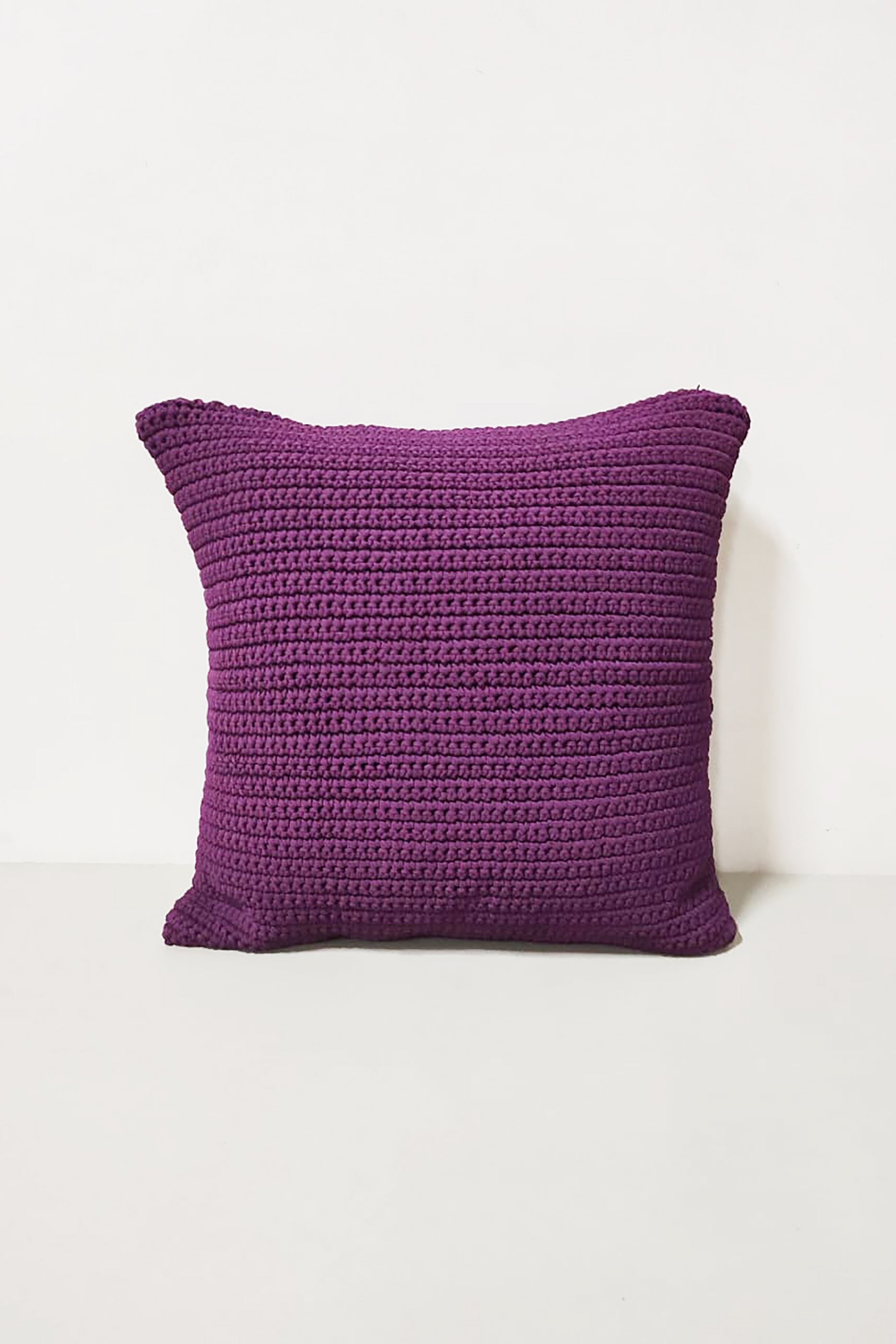 Purple Textured Cushion (45x45cm)