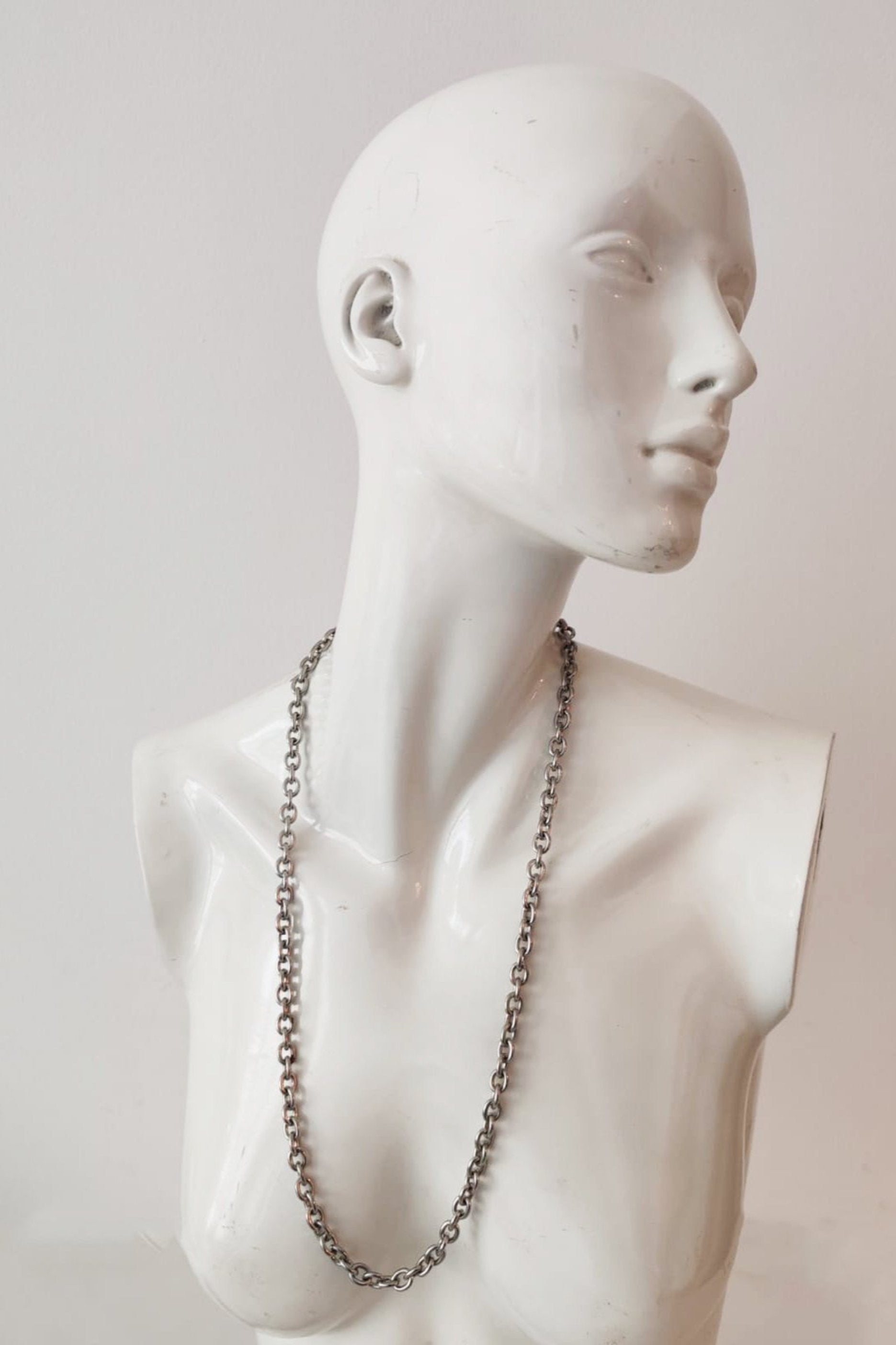 Silver Chain Link Necklace