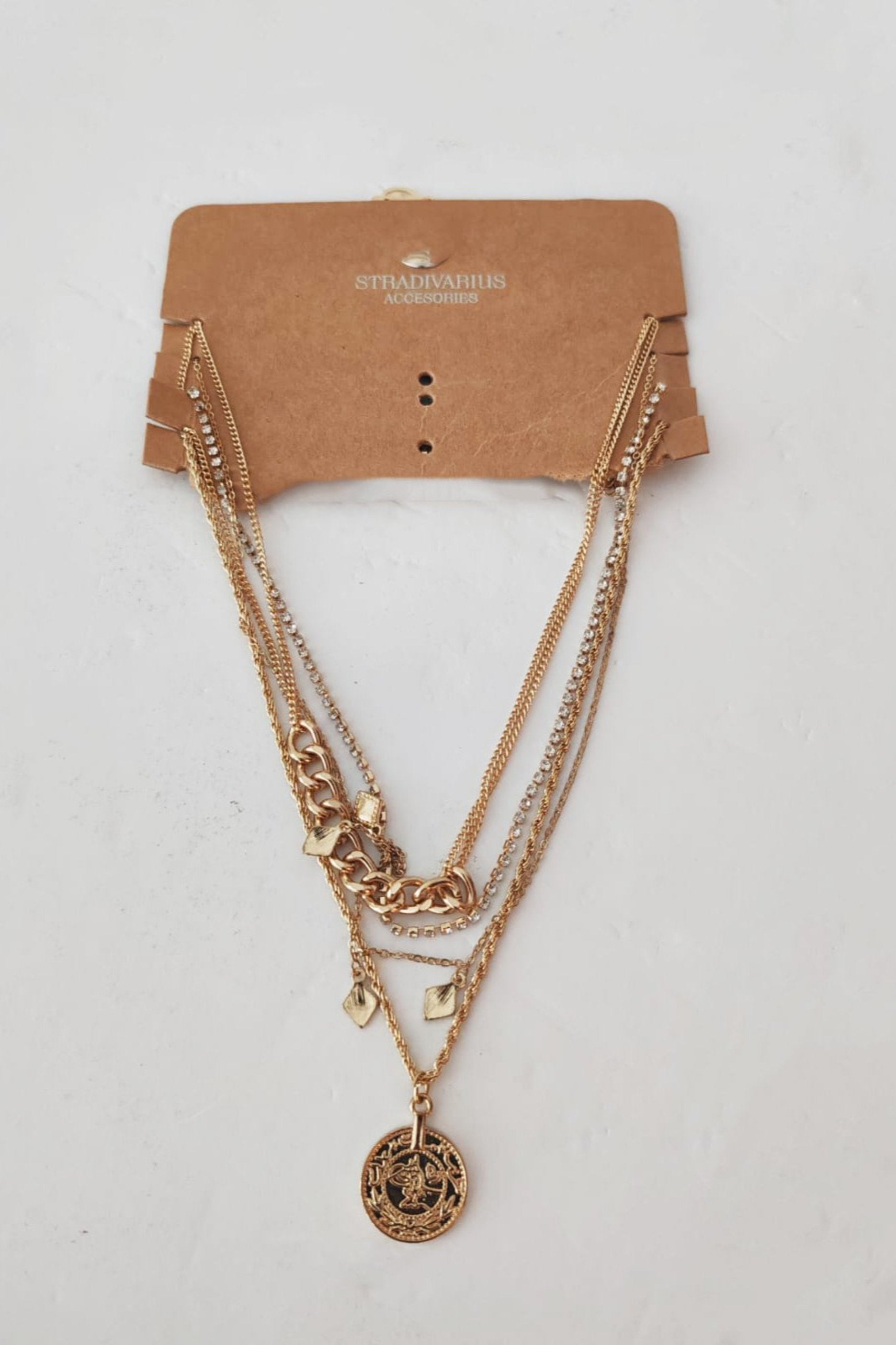 Gold Multi-Layer Chain Necklace