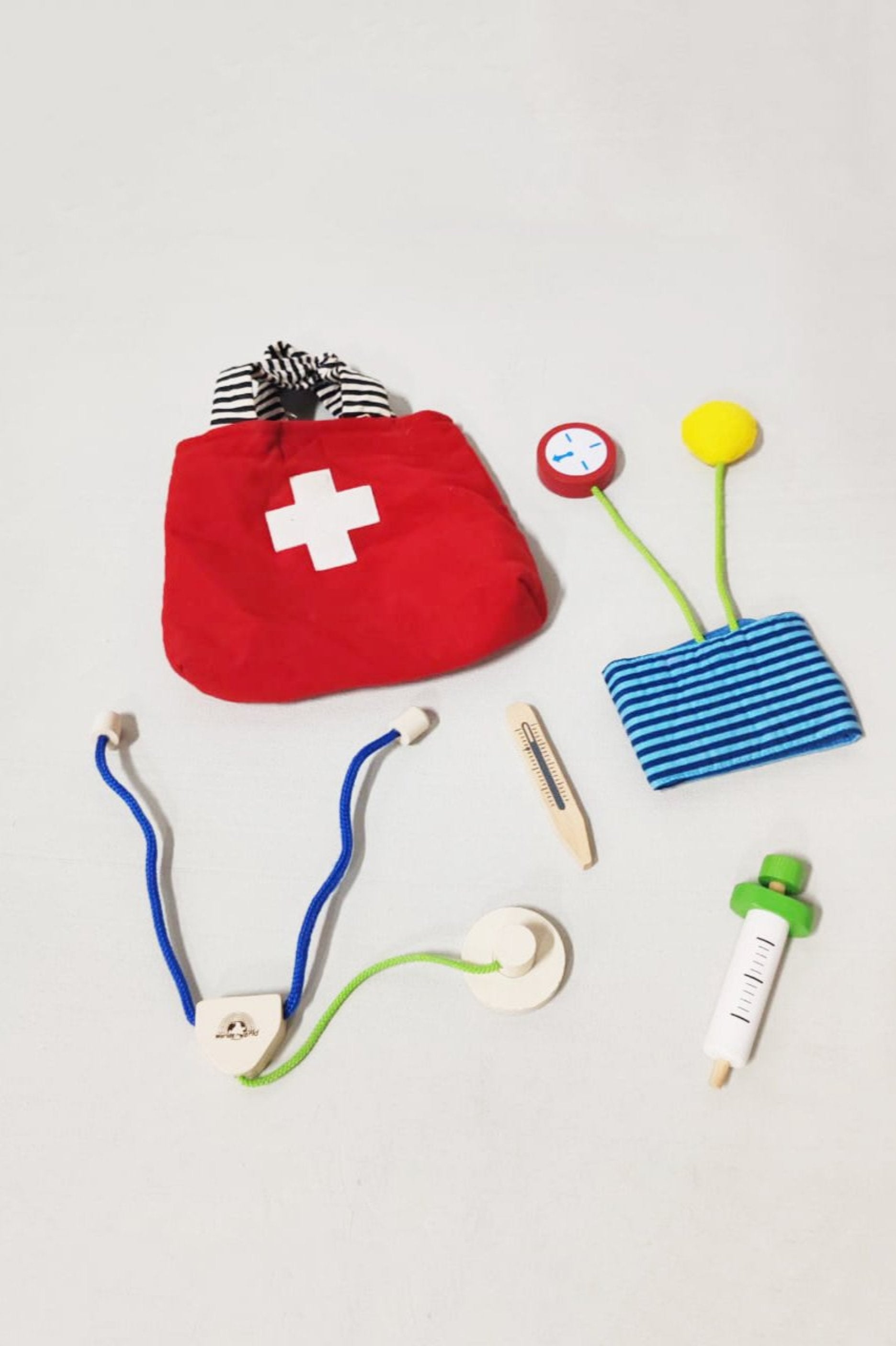 Wood Piece Medical Checkup Kit Set