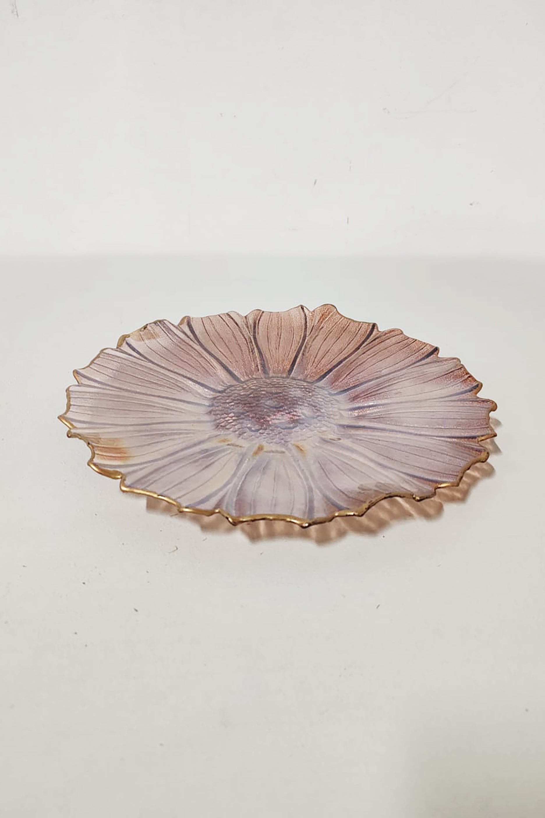 Flower Fruit Glass Plate