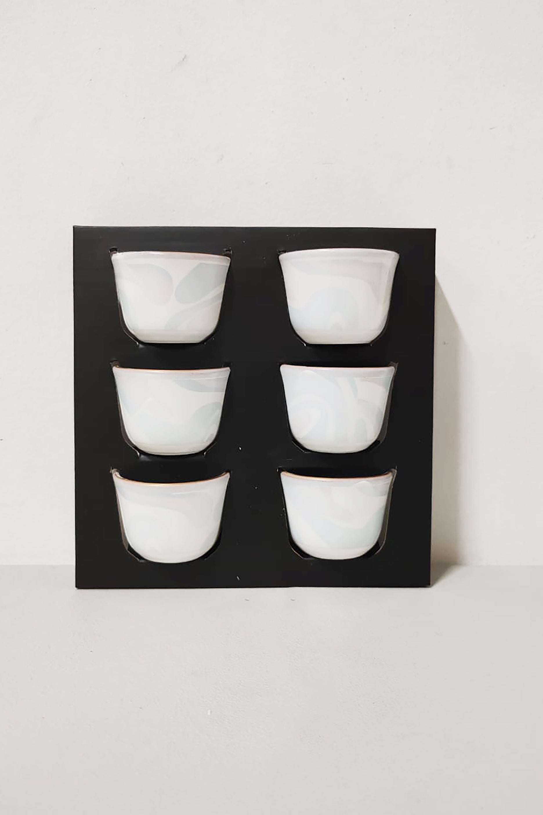 Ceramic Qahwa Cup Set - 6 Pcs