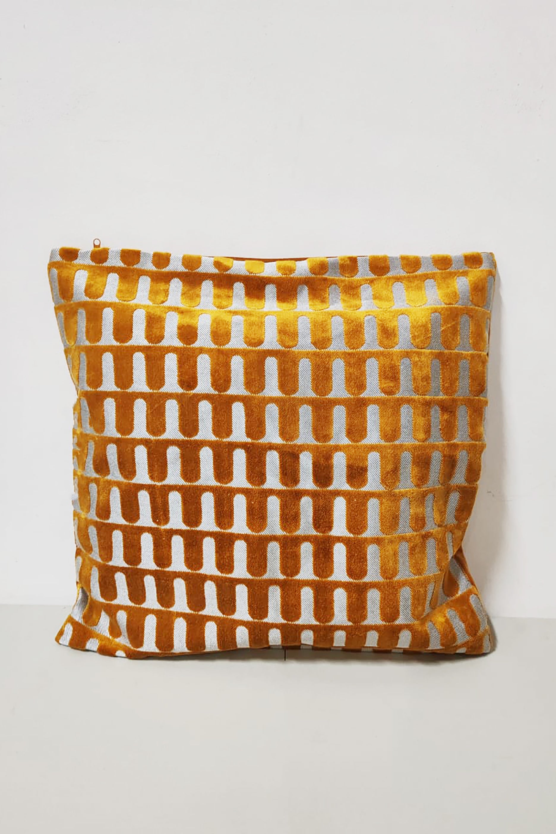 Gold Cut Velvet Archways Cushion