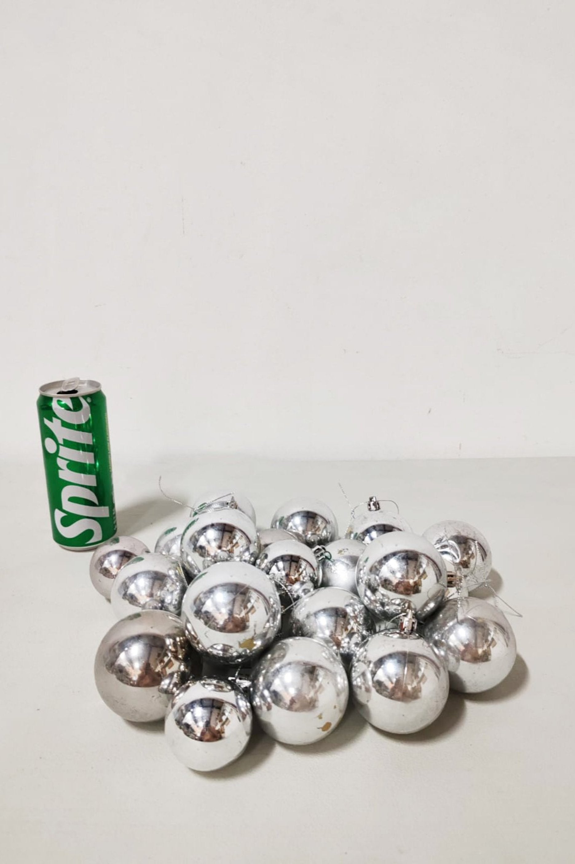 Silver Christmas Ornament Balls