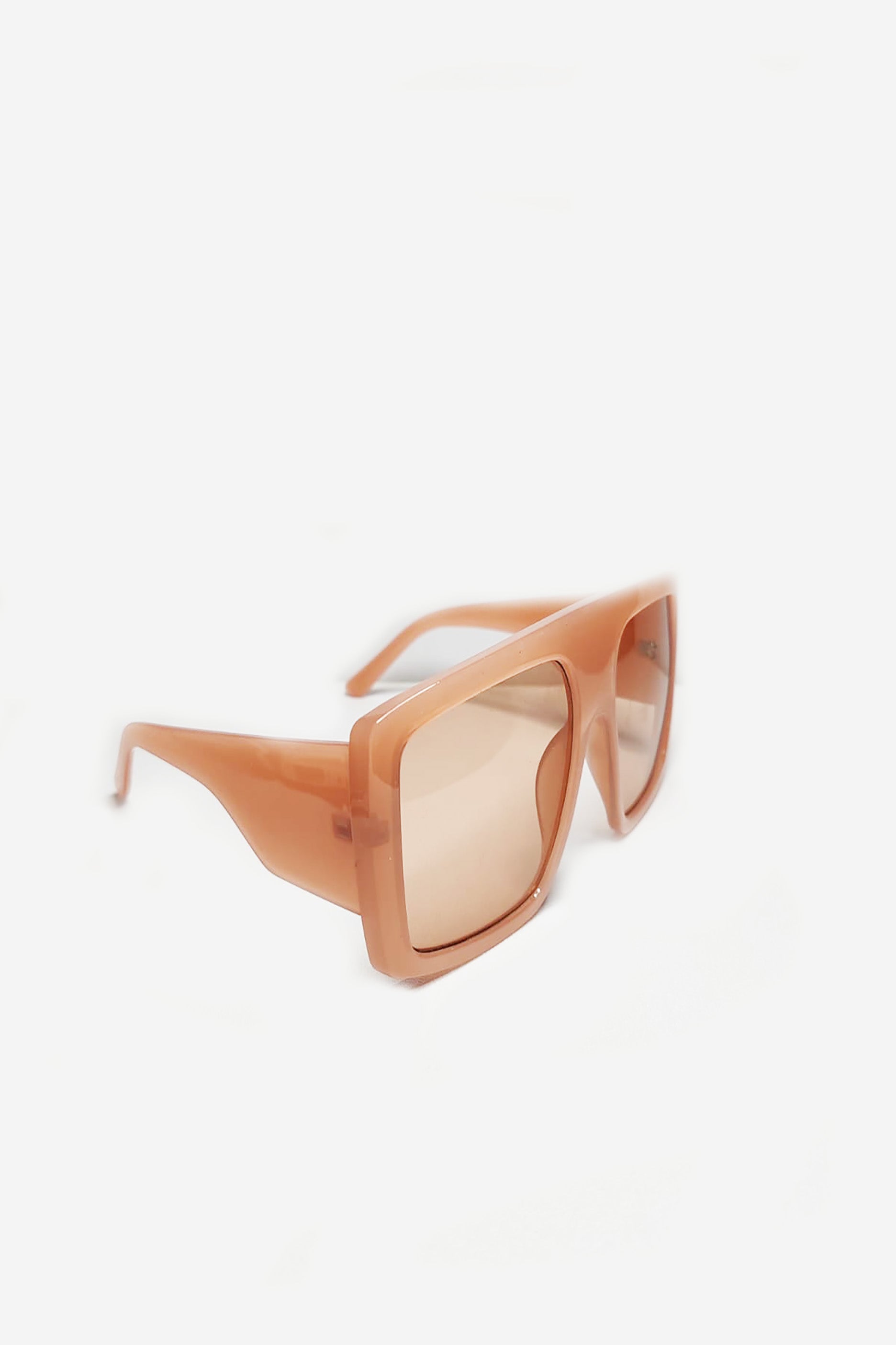 Square Peach Sunglasses