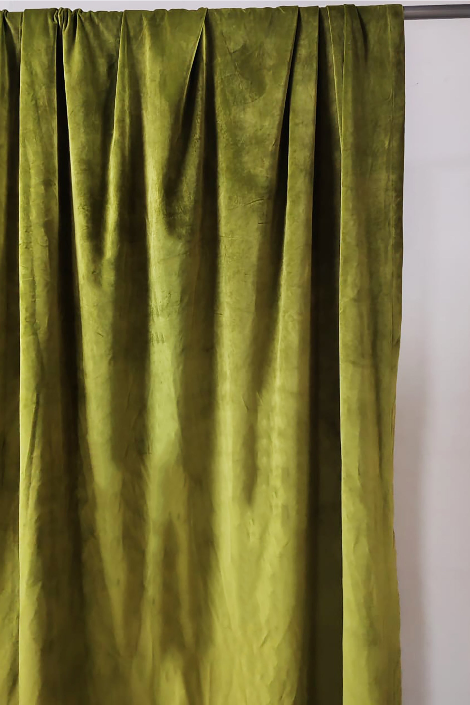 Green Velvet Curtains