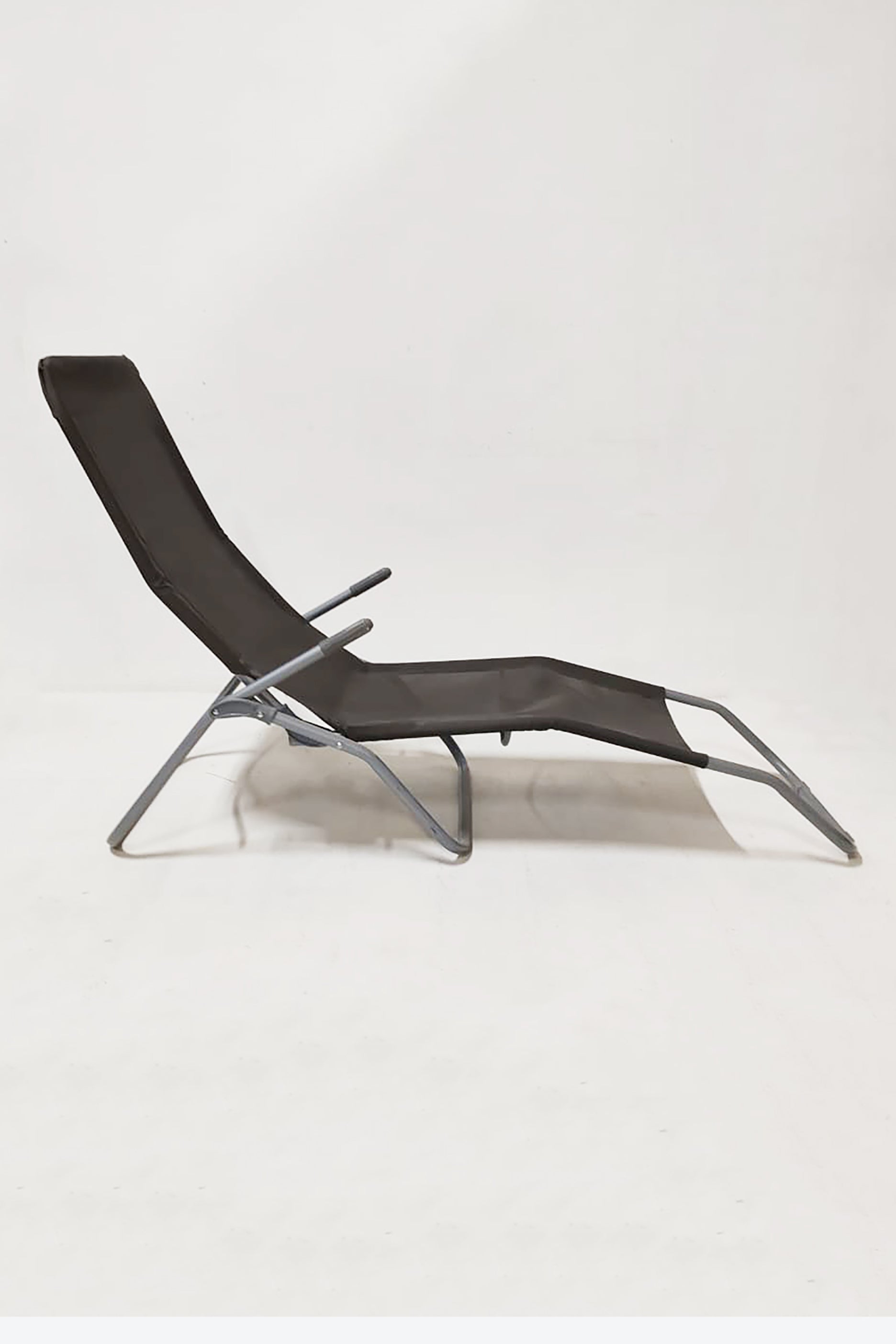 Black Folding Lounger (3pcs available)