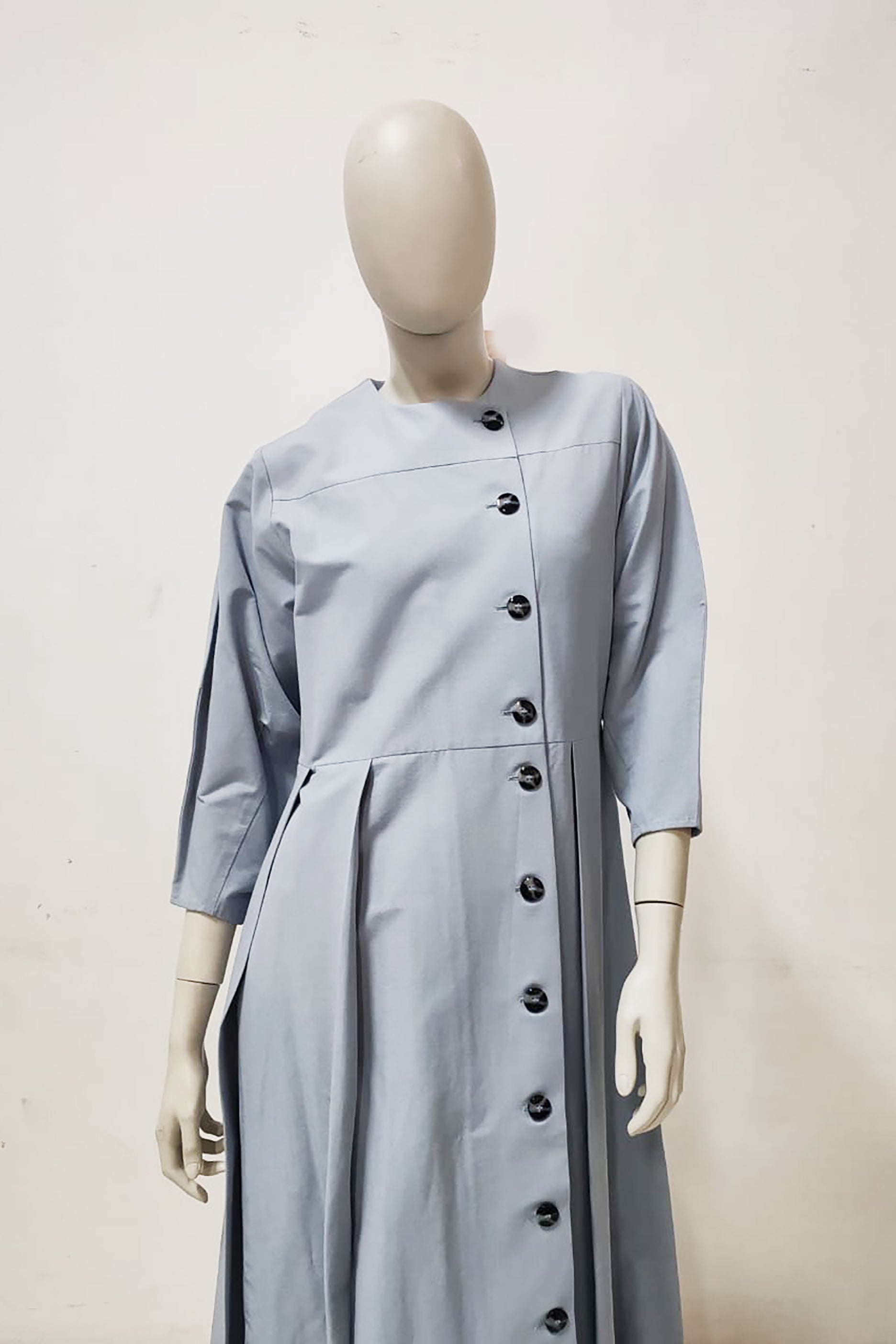 Grey Plain Dress