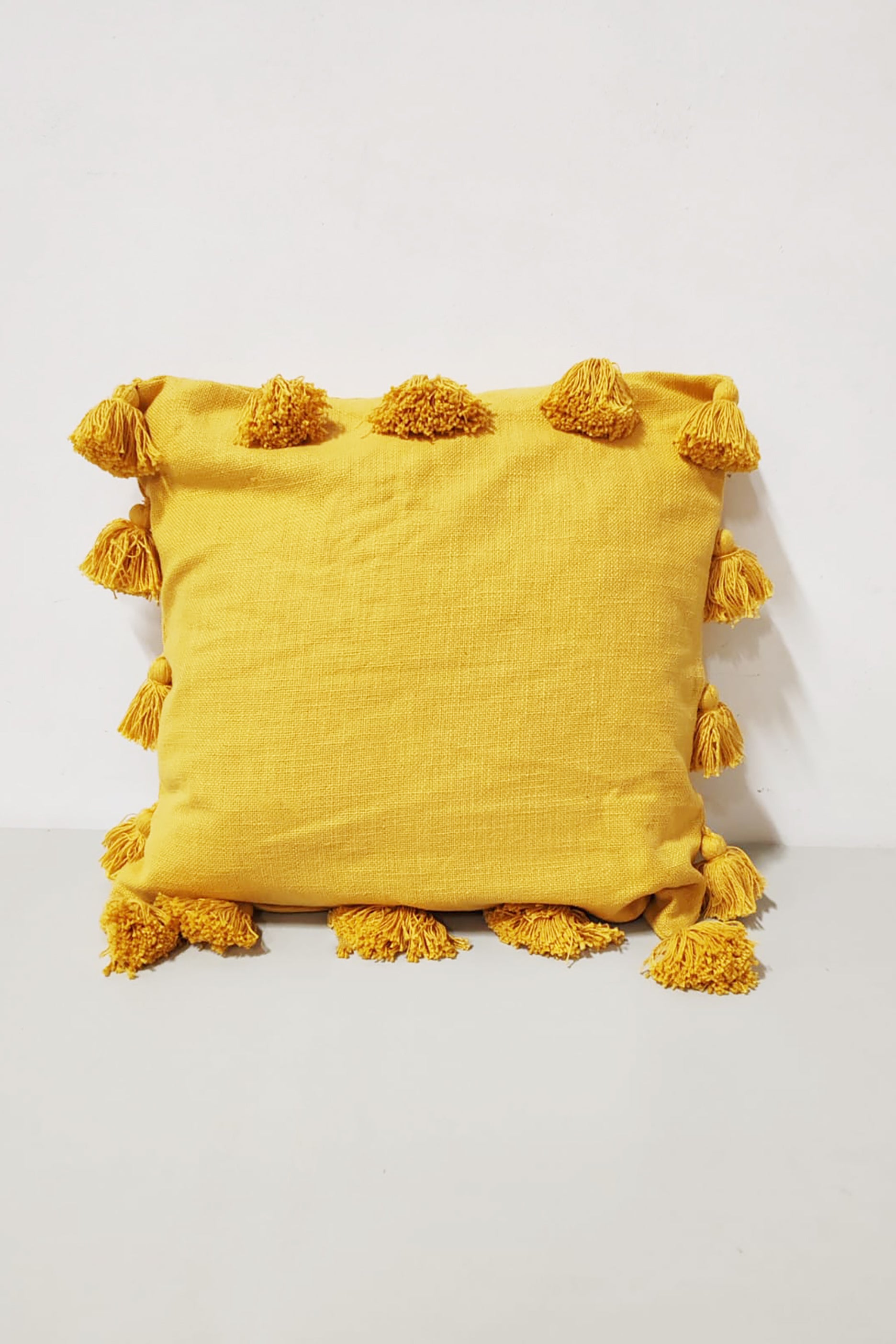 Boho Mustard Yellow Cushion