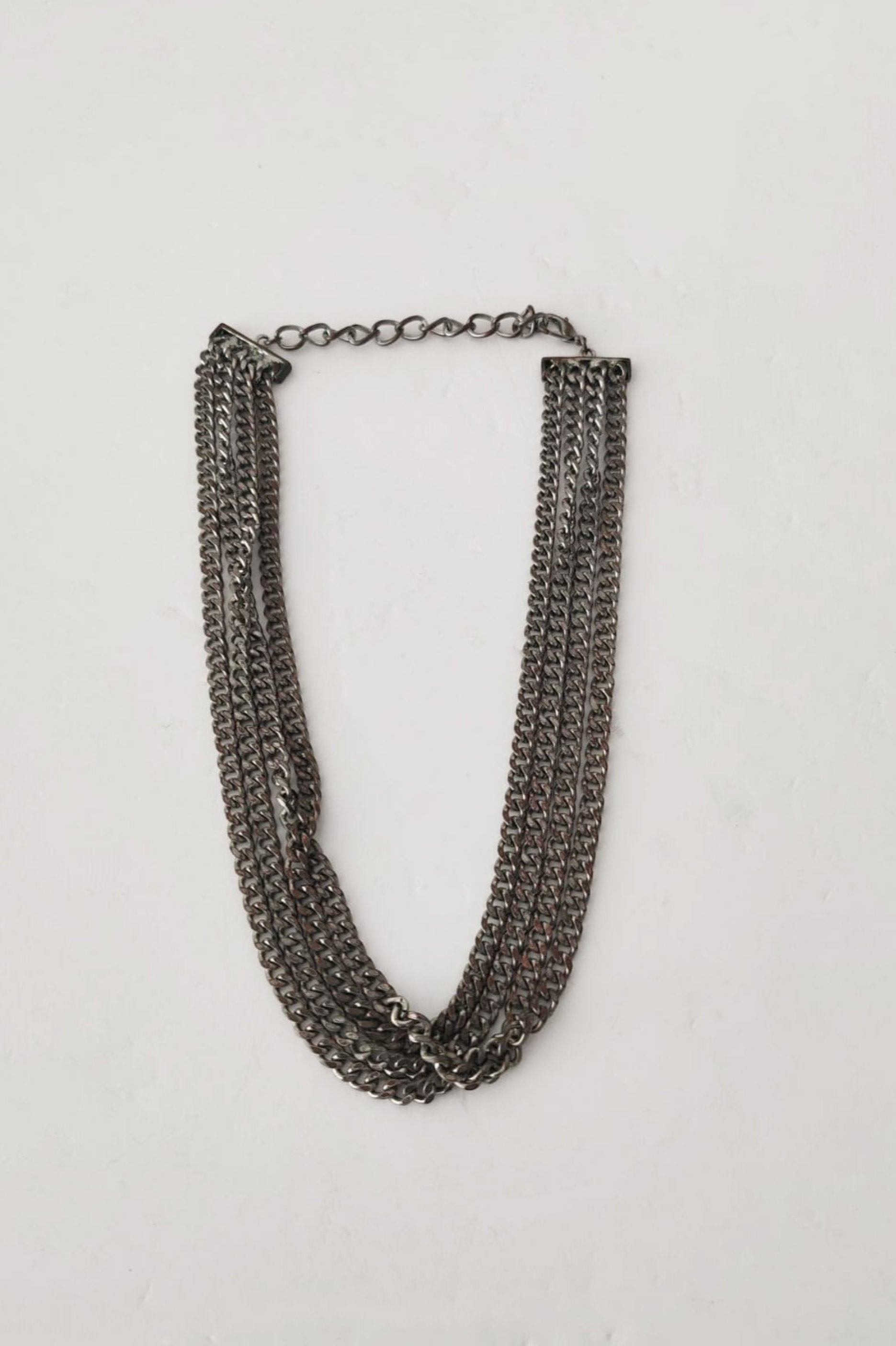 Black Stainless Steel Cuban Necklace