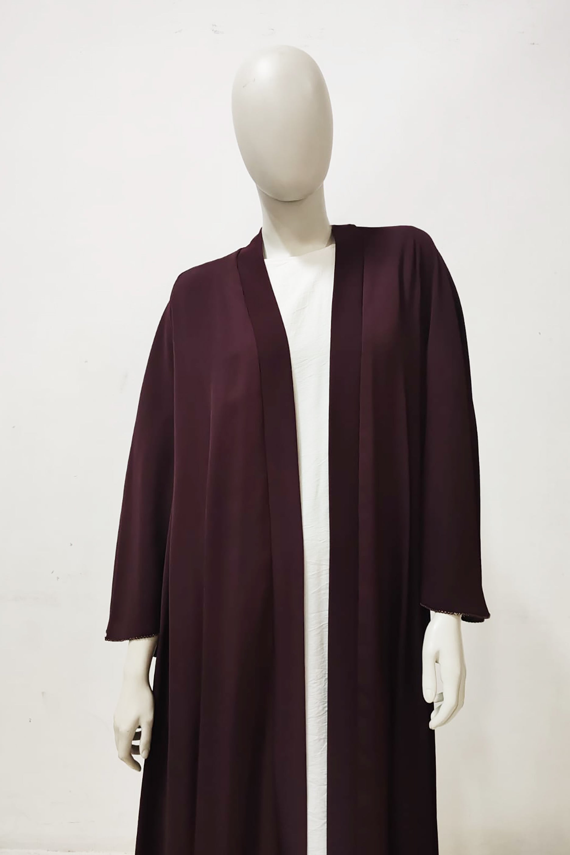 Maroon Long Abaya