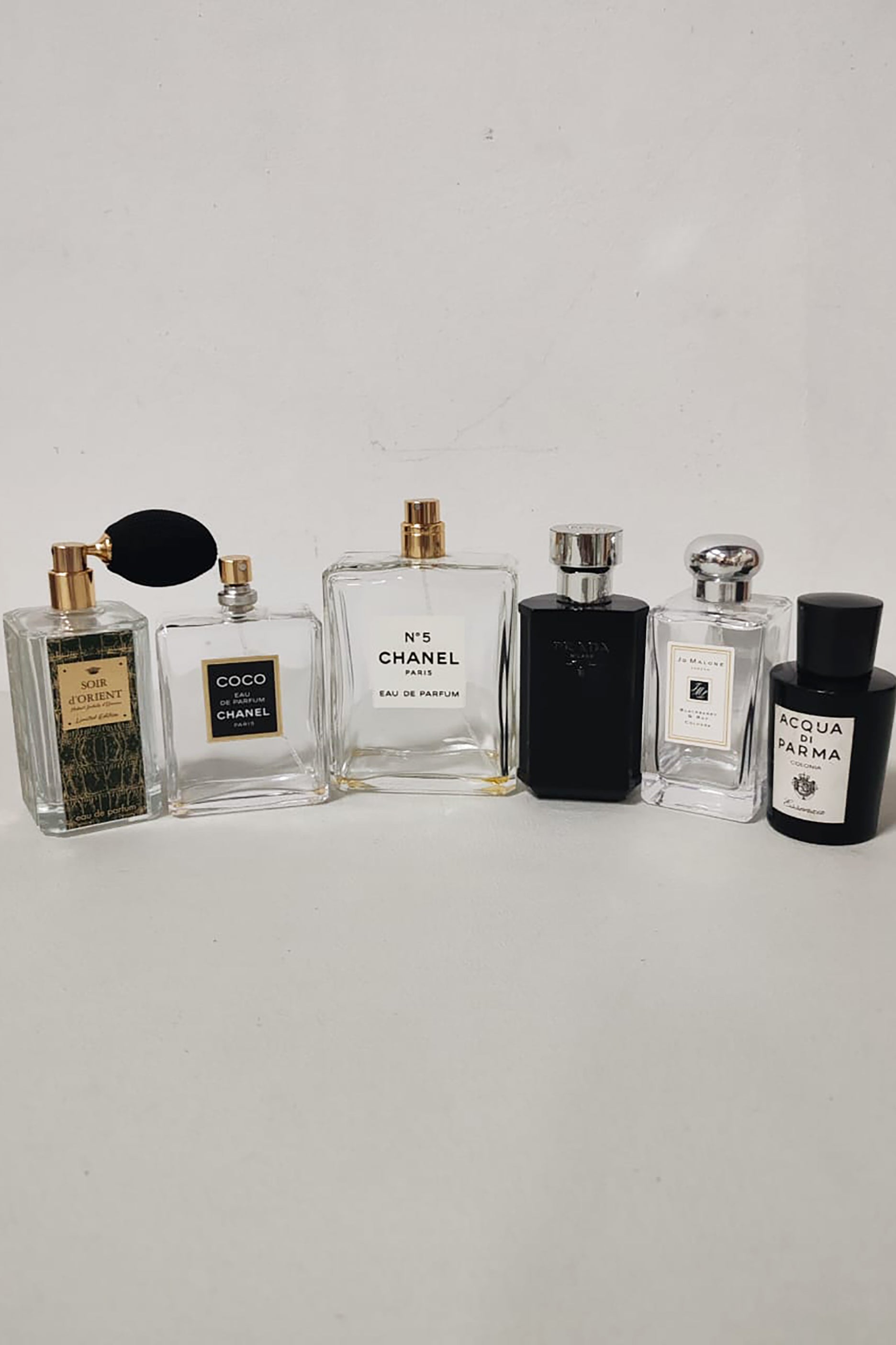 Luxury Perfume Bottles For Styling (6 pieces)