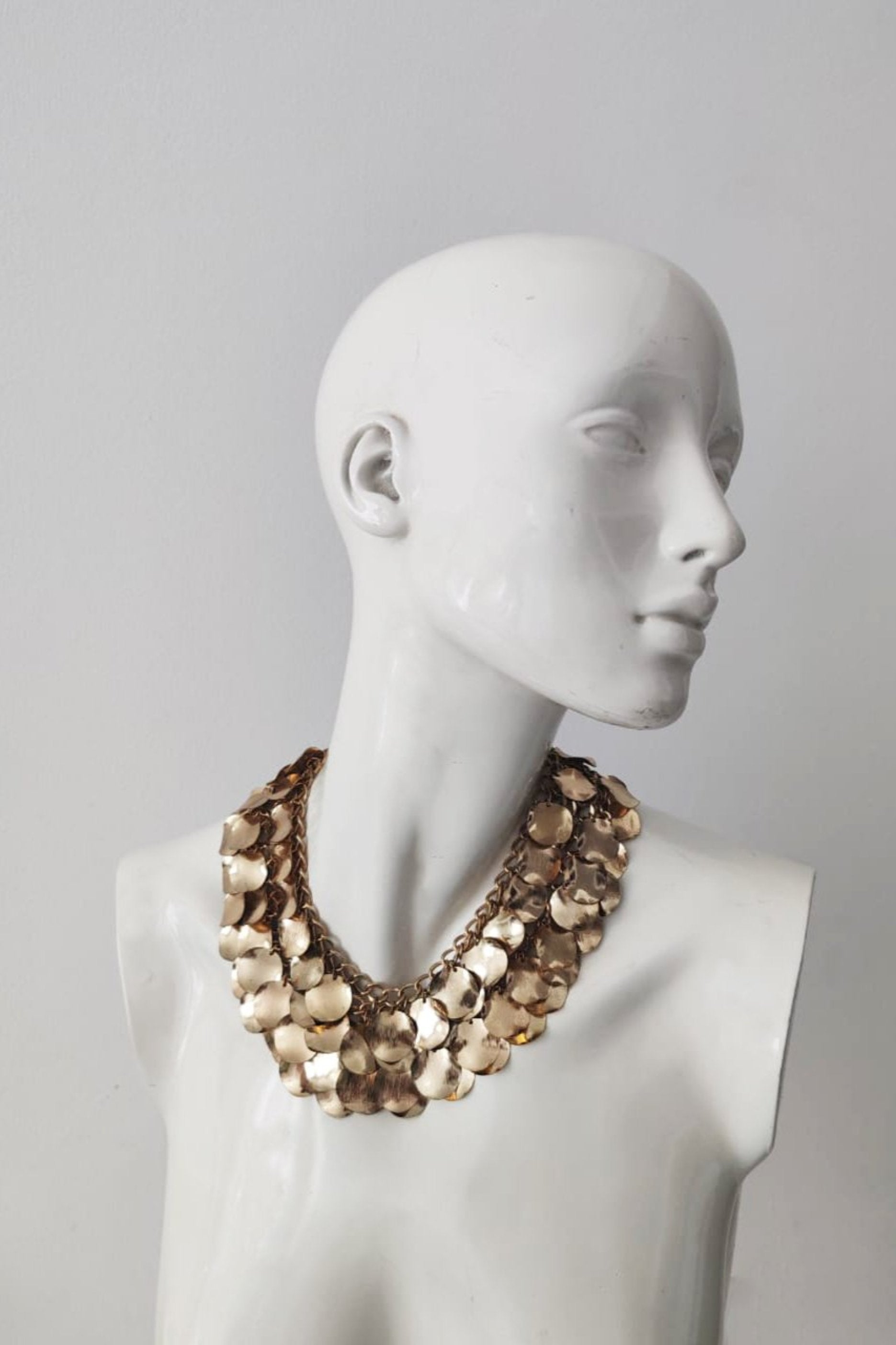 Gold Capiz Necklace