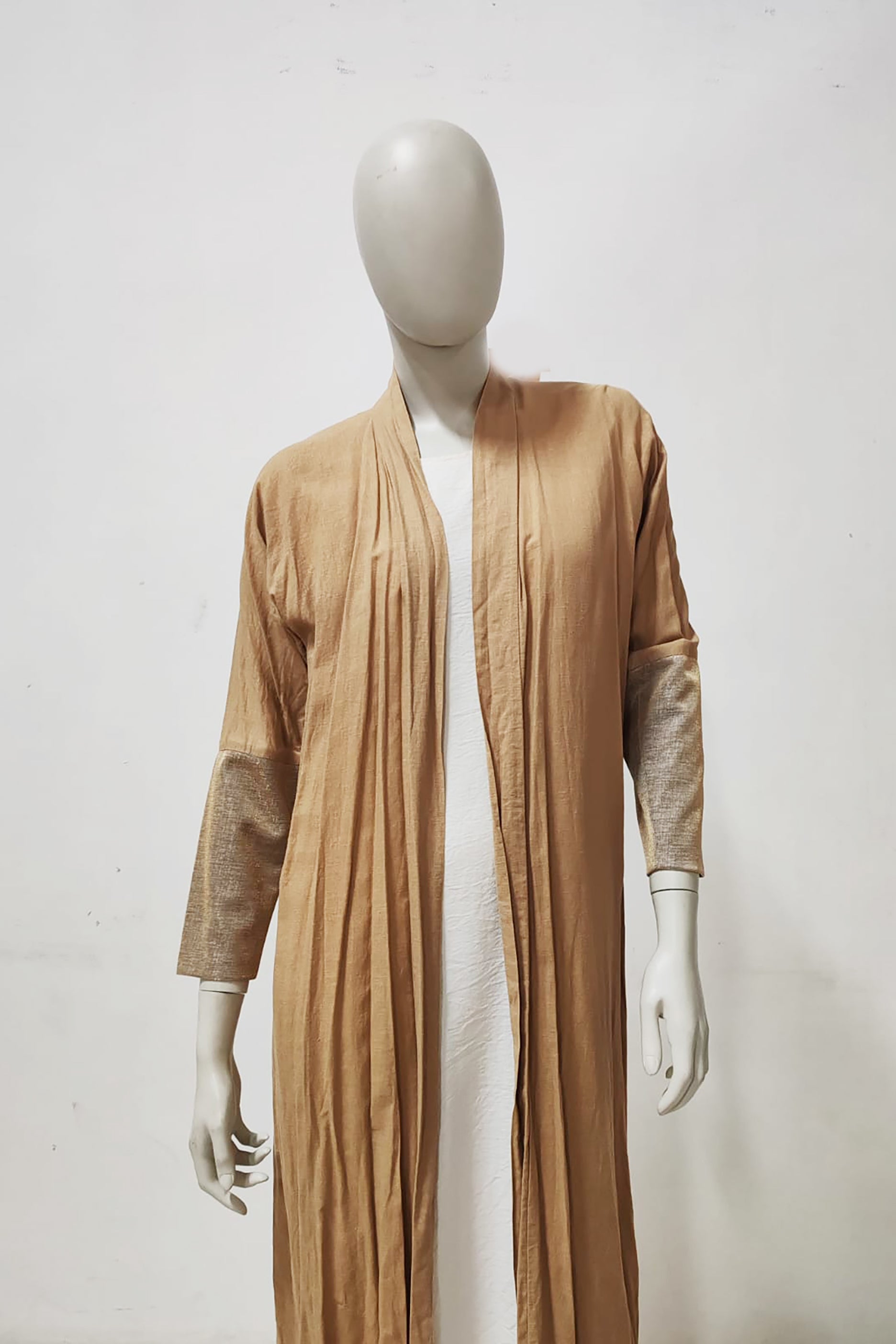 Brown Linen Abaya