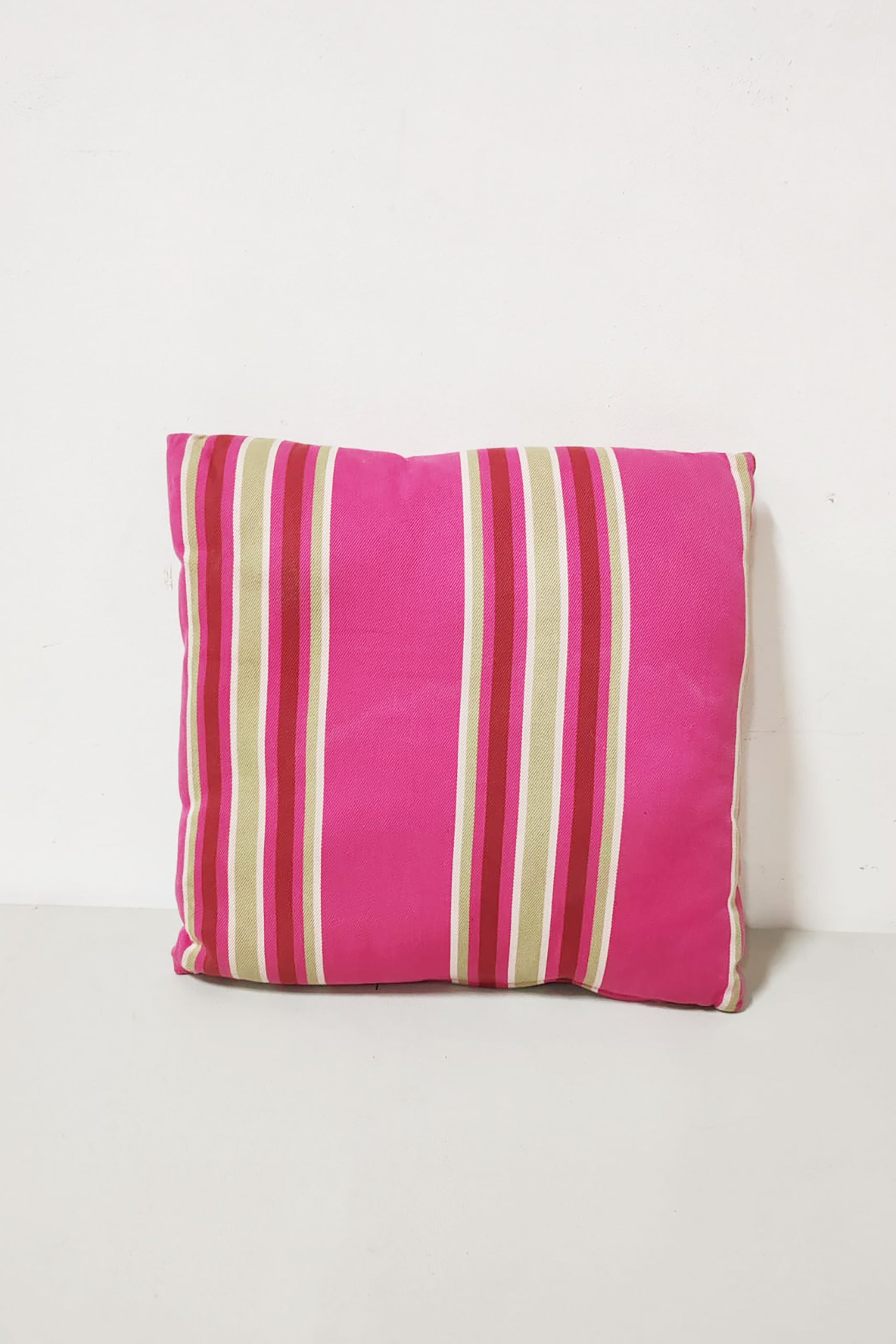 Pink Striped Cushion